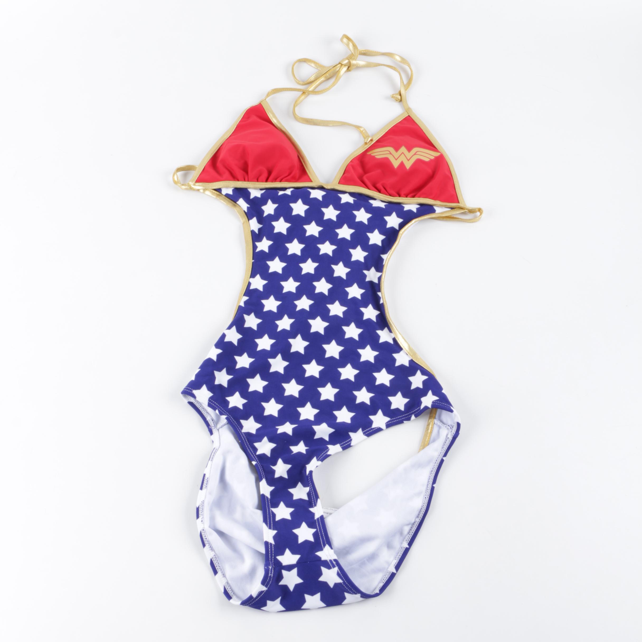 Women's Sailor Moon and Wonder Woman Swim Suits