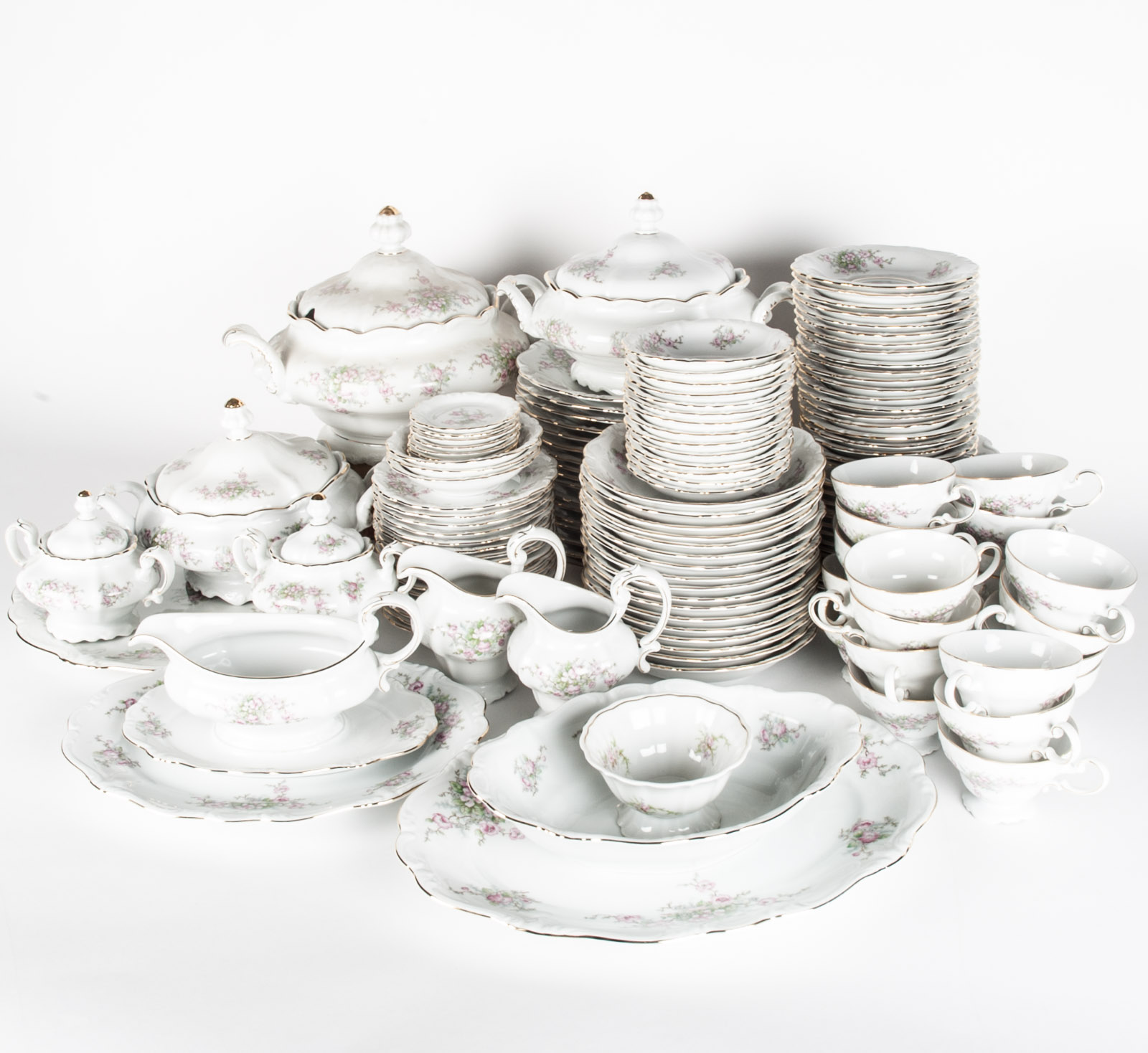 Johann Haviland China in "Apple Blossom" Pattern