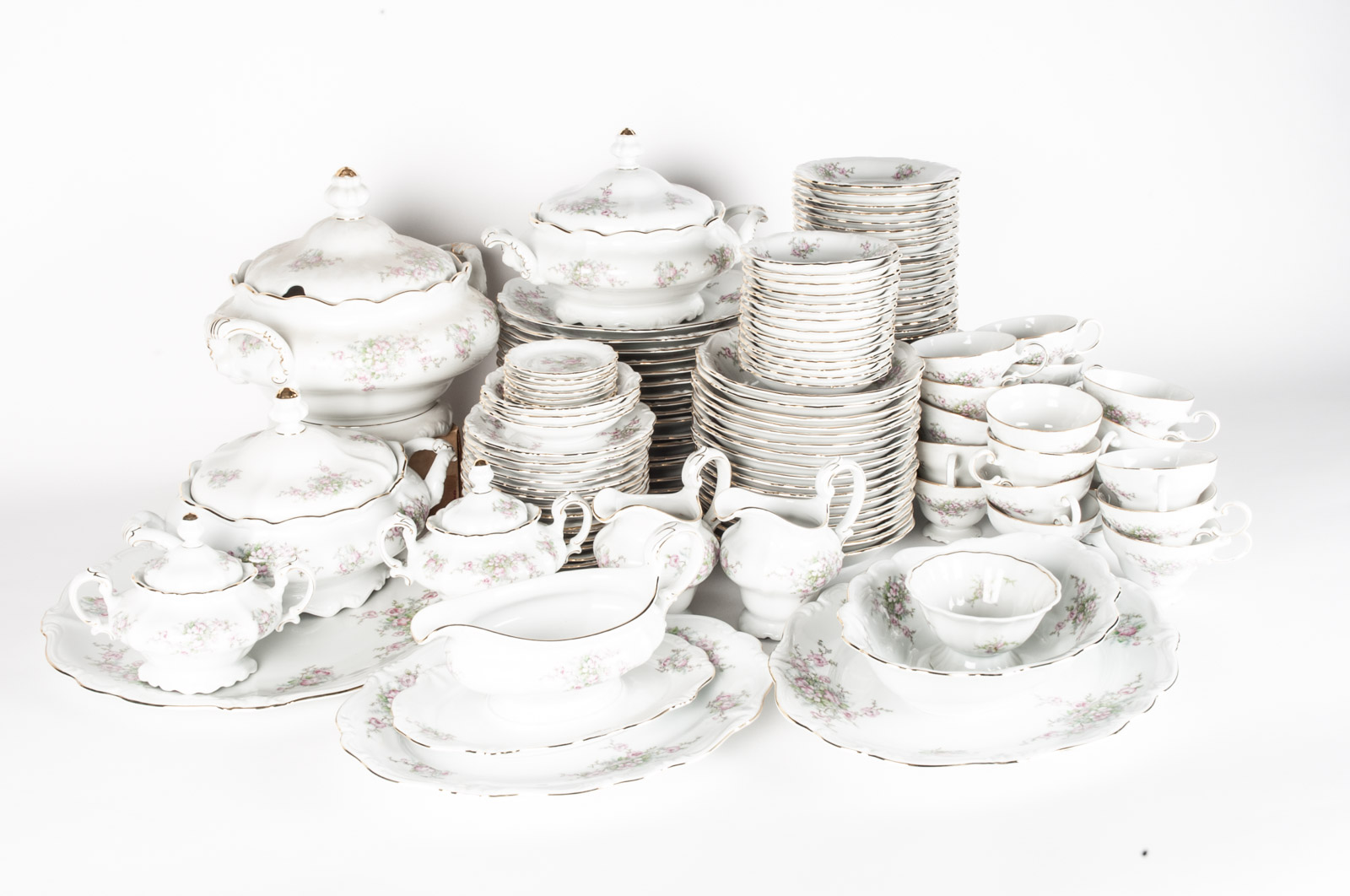 Johann Haviland China in "Apple Blossom" Pattern