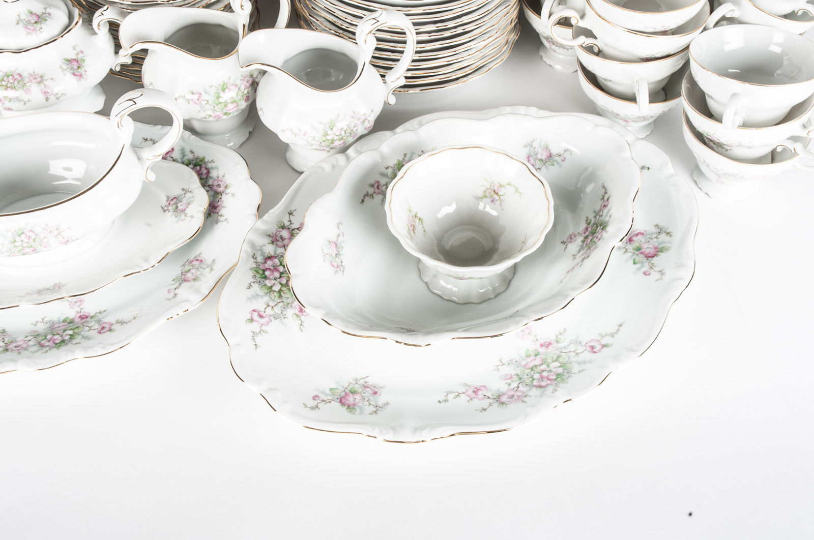 Johann Haviland China in "Apple Blossom" Pattern