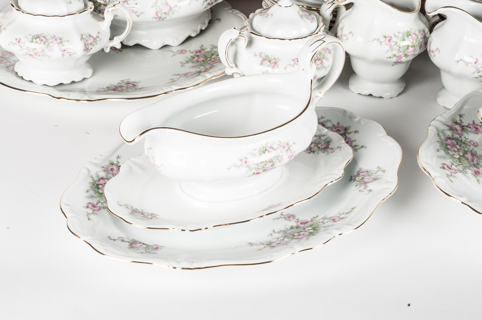 Johann Haviland China in "Apple Blossom" Pattern