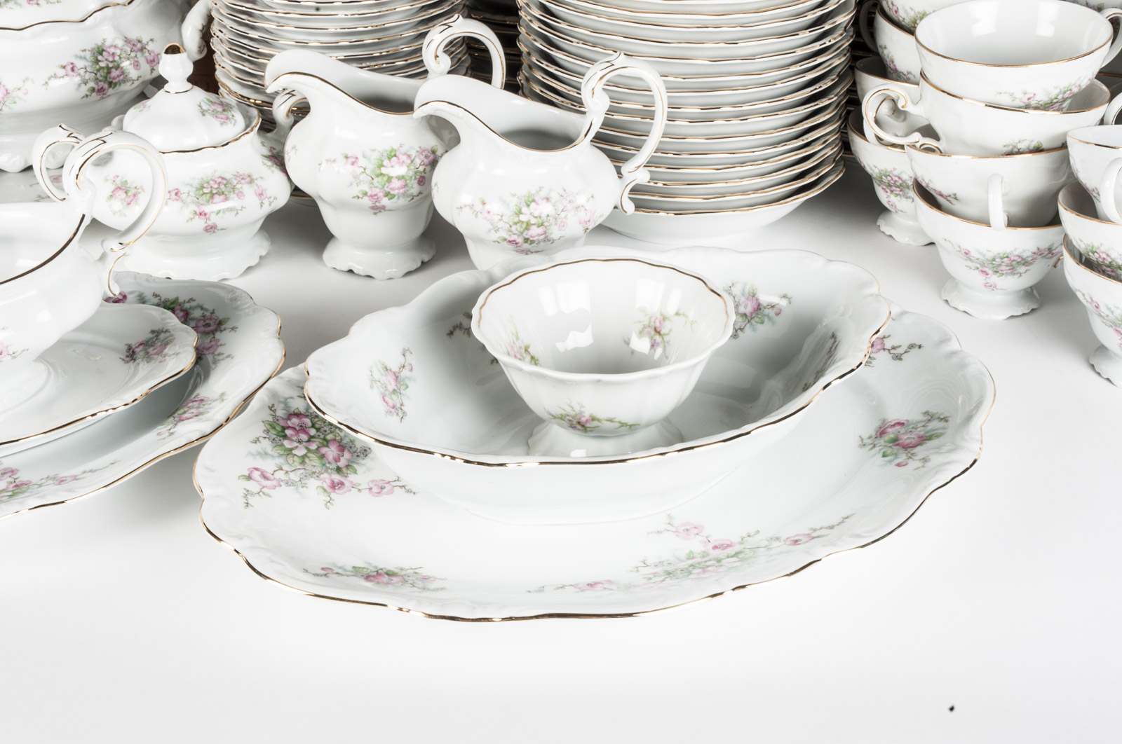 Johann Haviland China in "Apple Blossom" Pattern