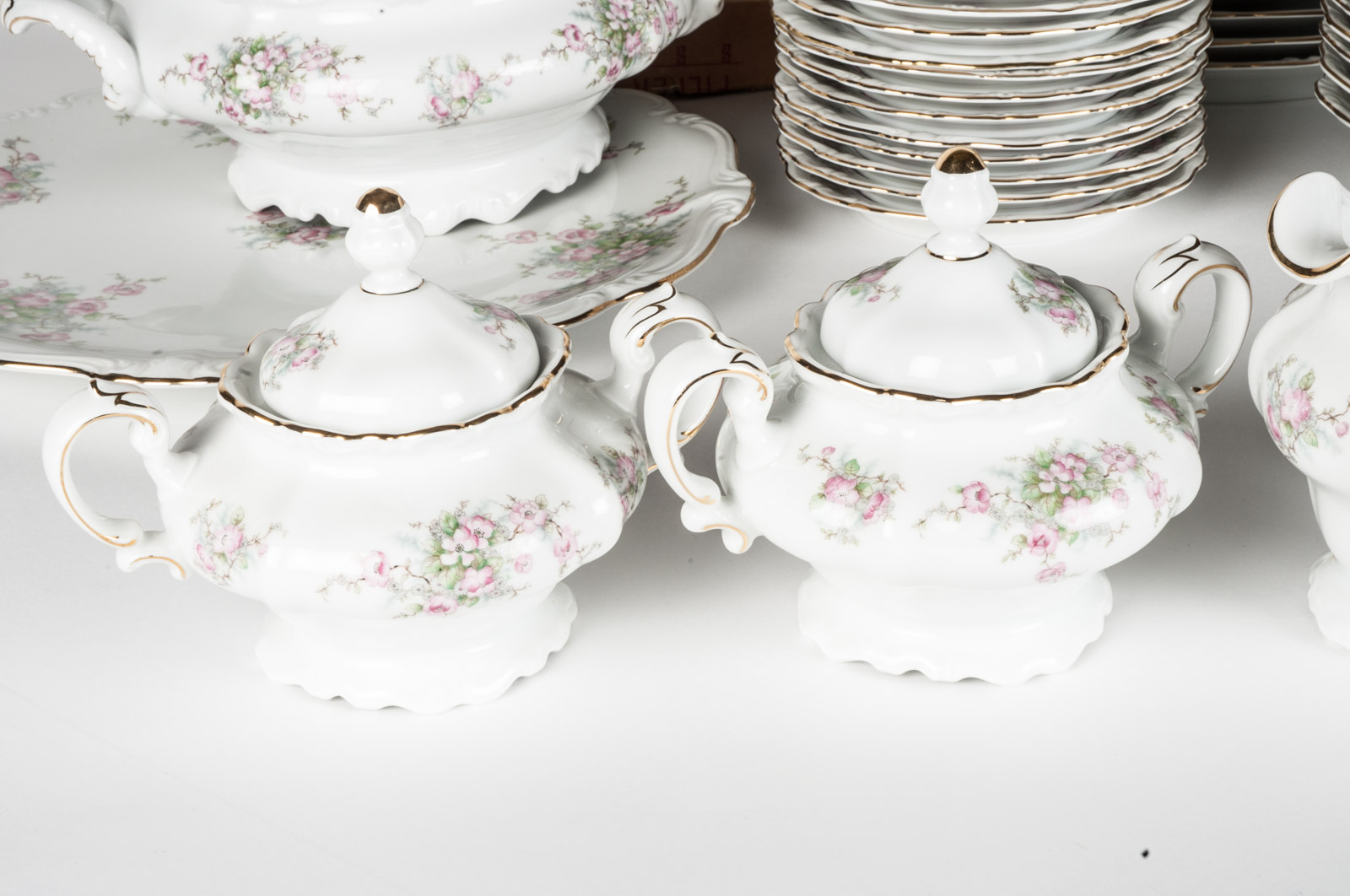 Johann Haviland China in "Apple Blossom" Pattern