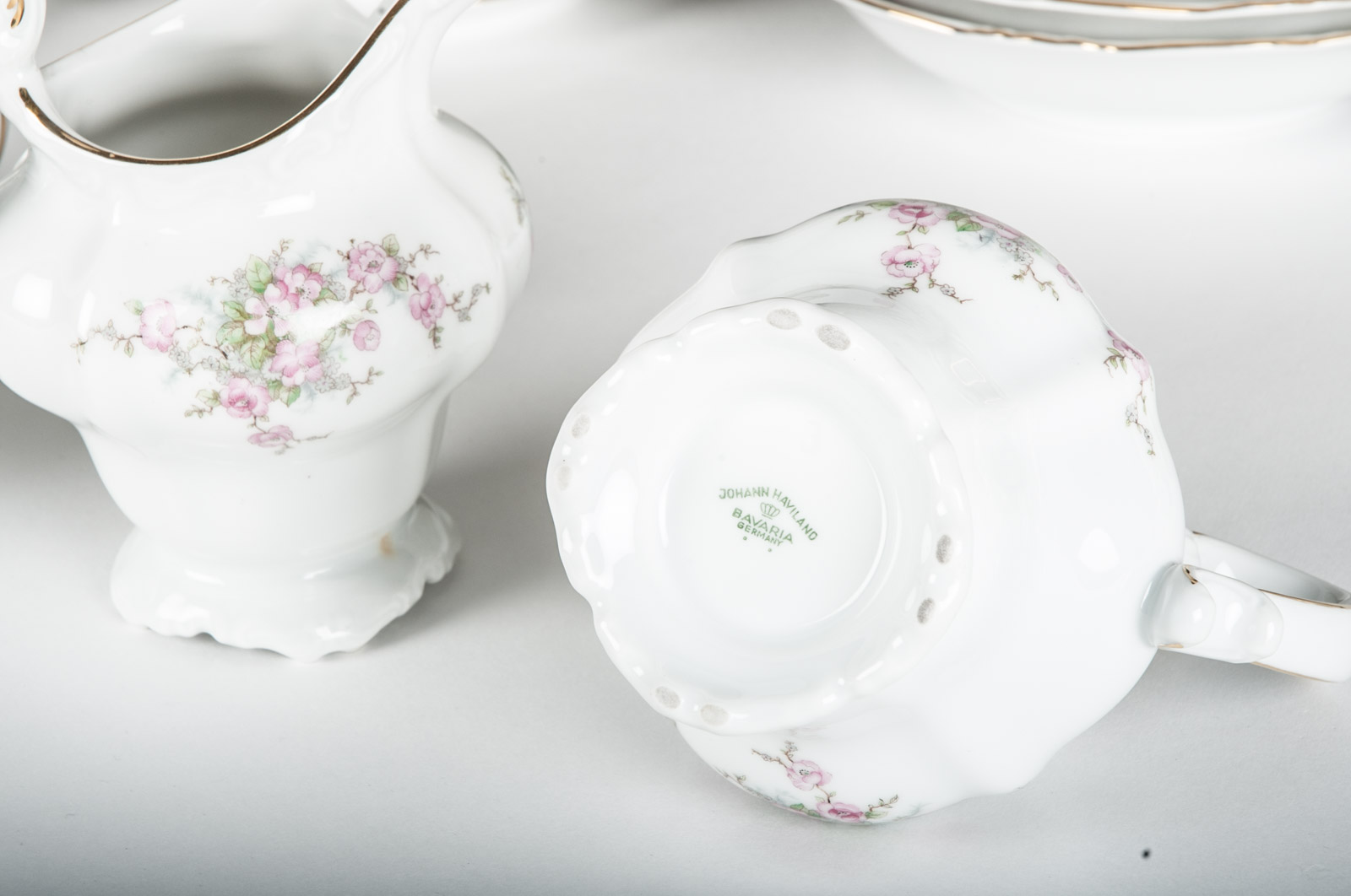 Johann Haviland China in "Apple Blossom" Pattern