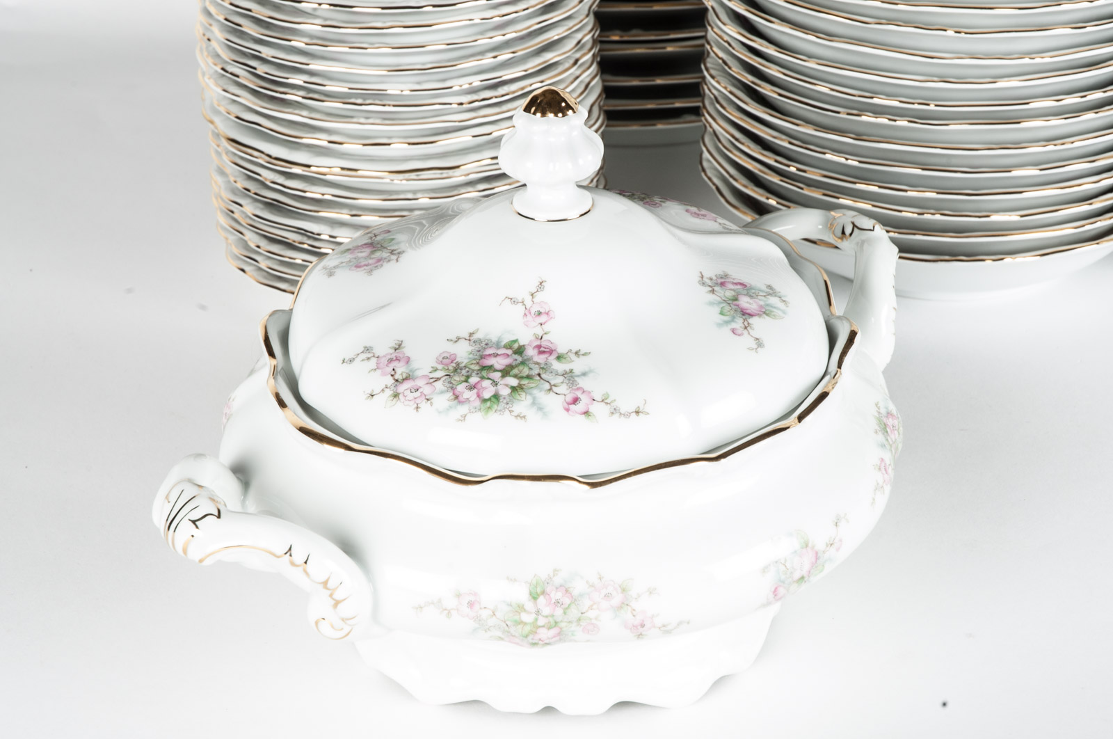 Johann Haviland China in "Apple Blossom" Pattern