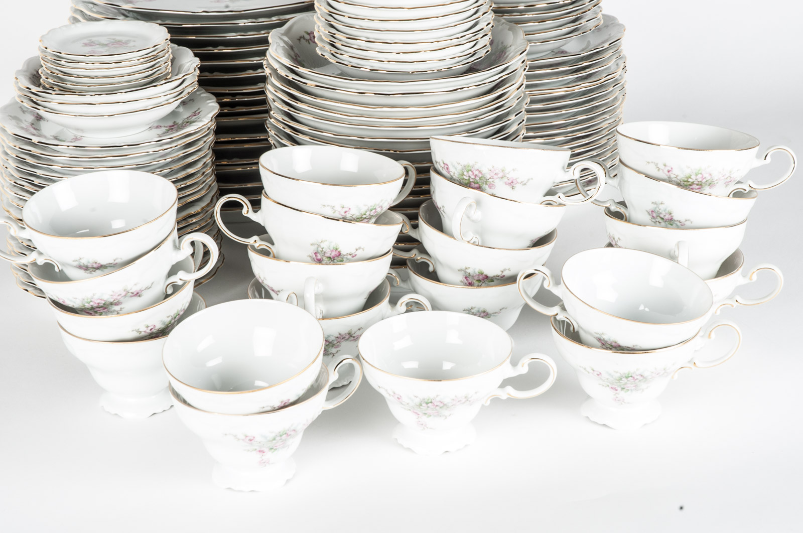 Johann Haviland China in "Apple Blossom" Pattern