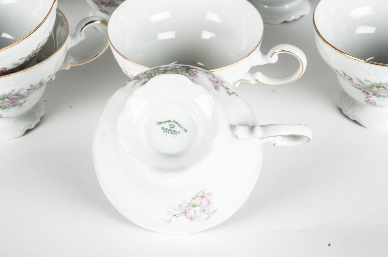 Johann Haviland China in "Apple Blossom" Pattern