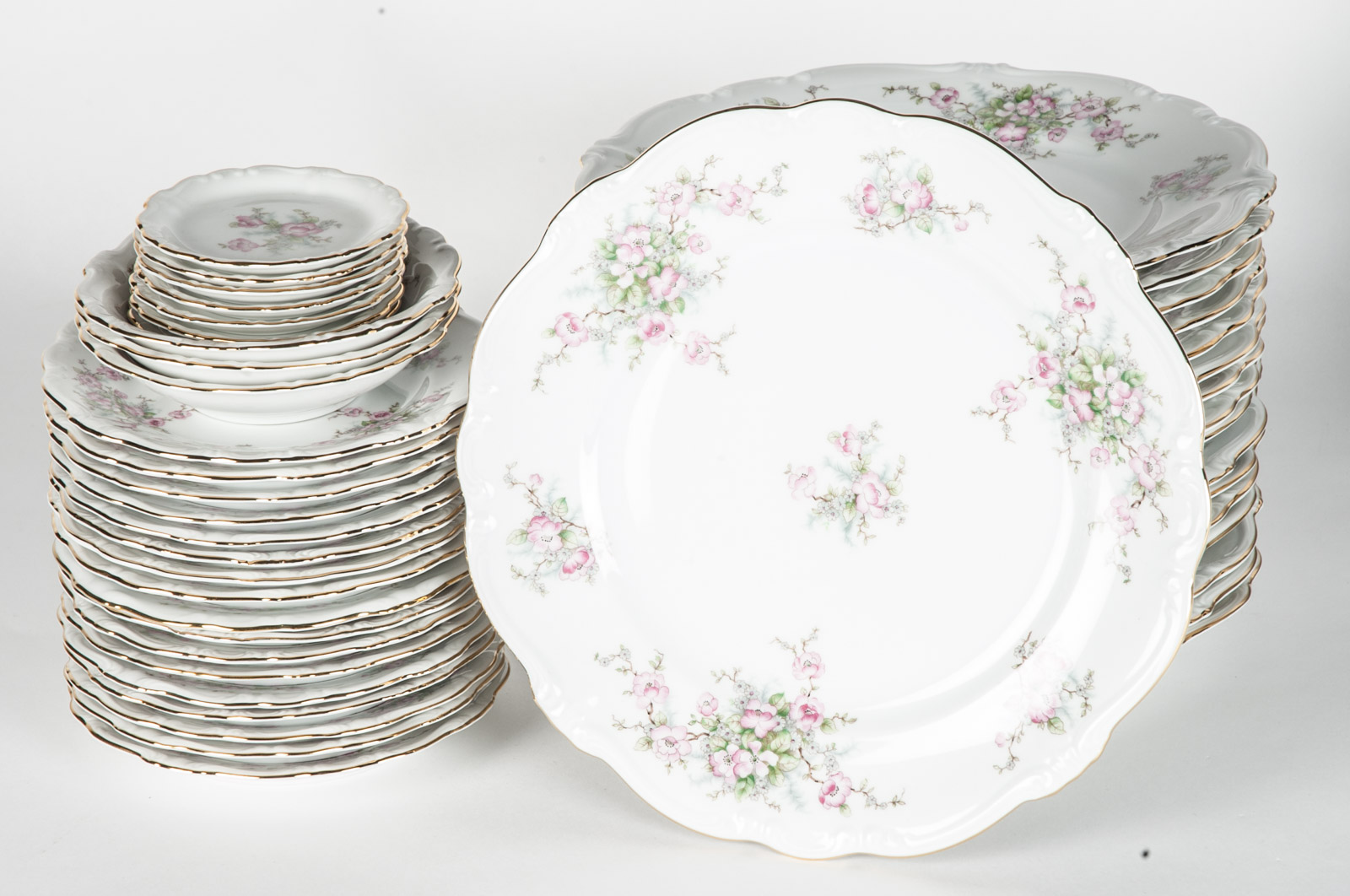 Johann Haviland China in "Apple Blossom" Pattern