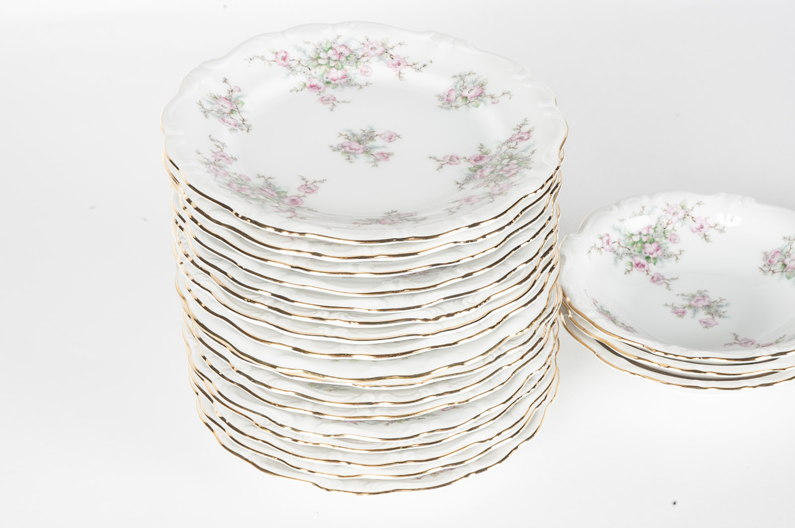 Johann Haviland China in "Apple Blossom" Pattern