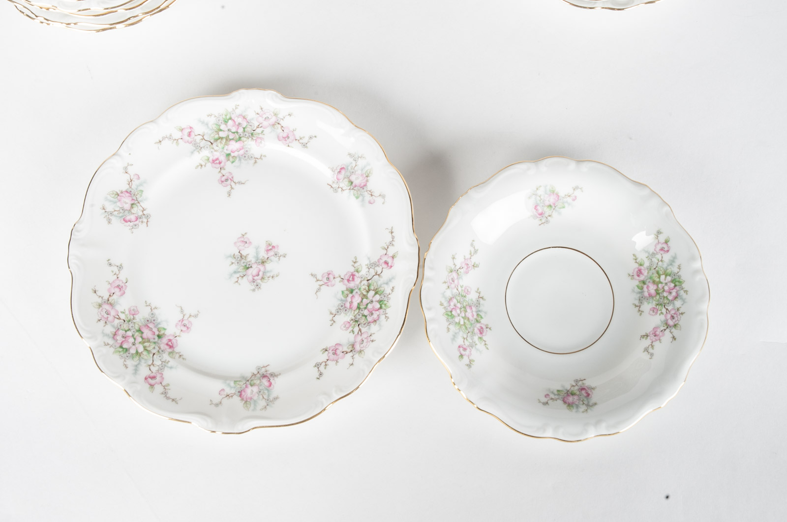 Johann Haviland China in "Apple Blossom" Pattern