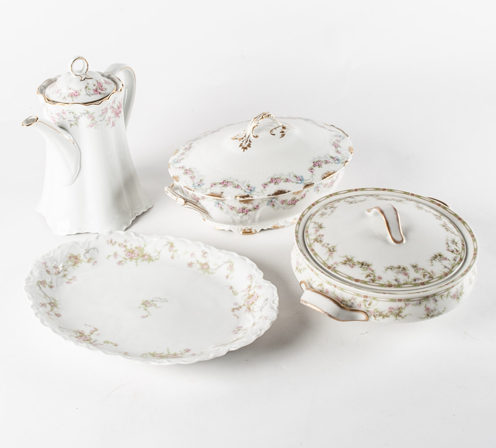 Johann Haviland China Featuring "Rosalinde" Pattern