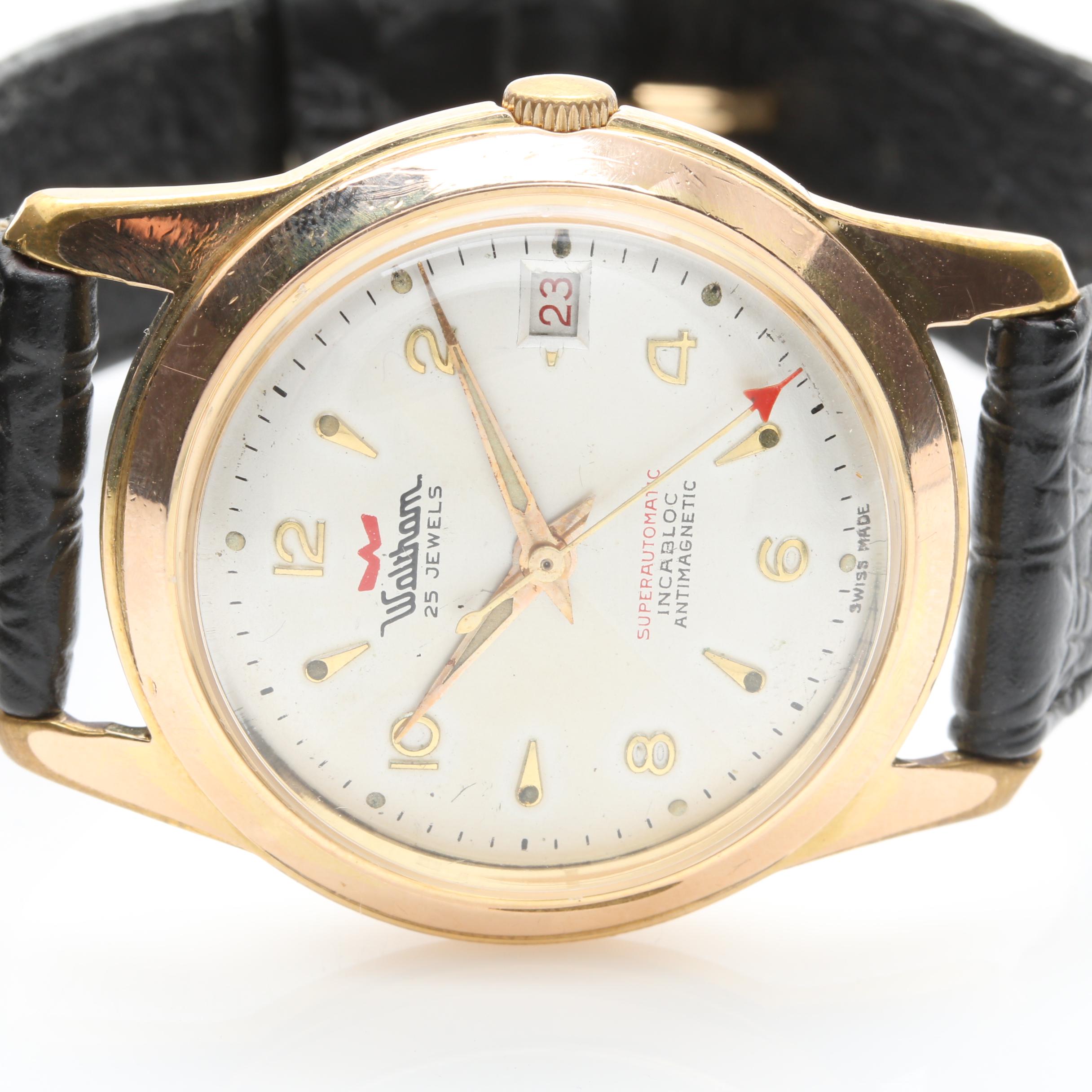 Vintage Waltham and Vantage Stainless Steel Watches