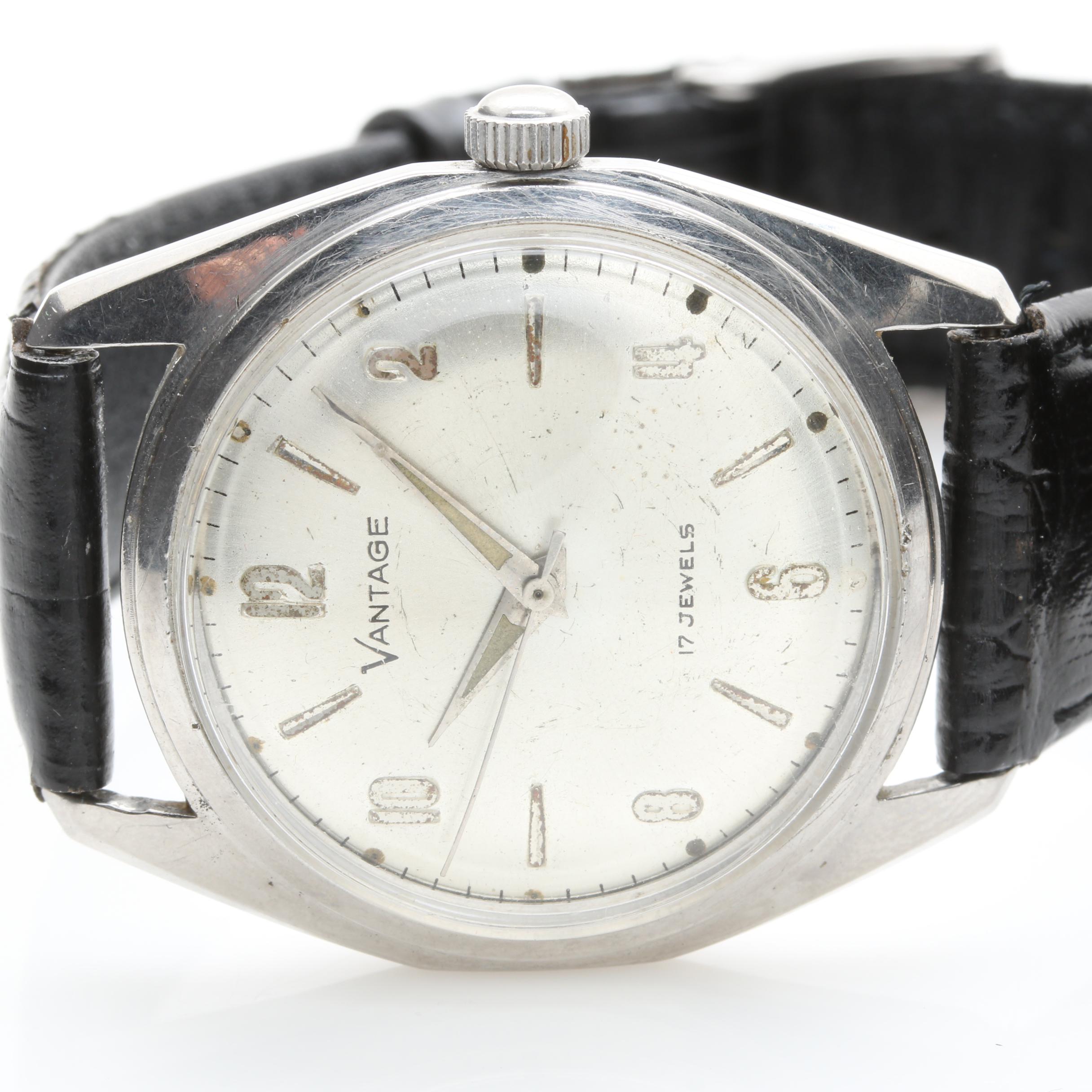 Vintage Waltham and Vantage Stainless Steel Watches