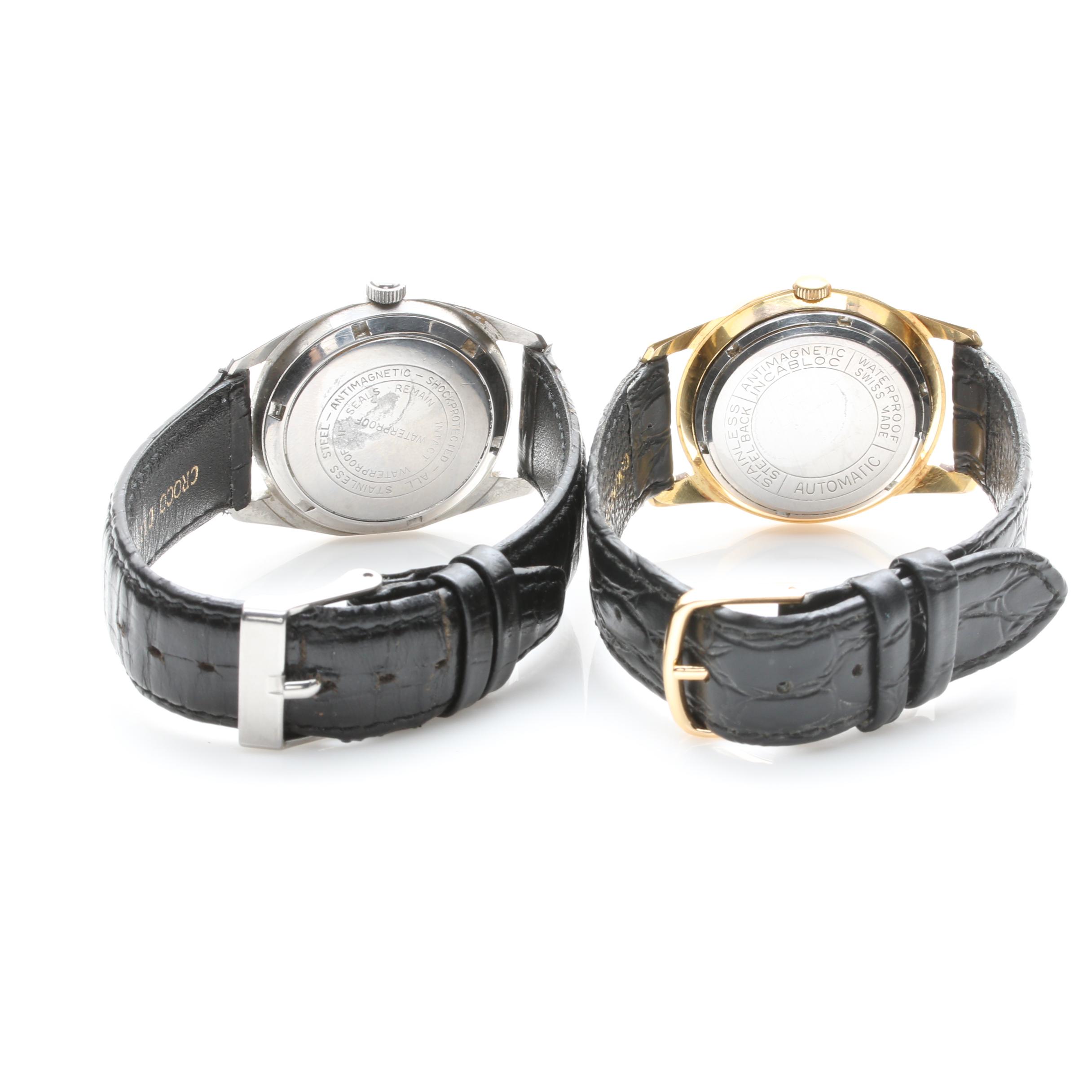 Vintage Waltham and Vantage Stainless Steel Watches