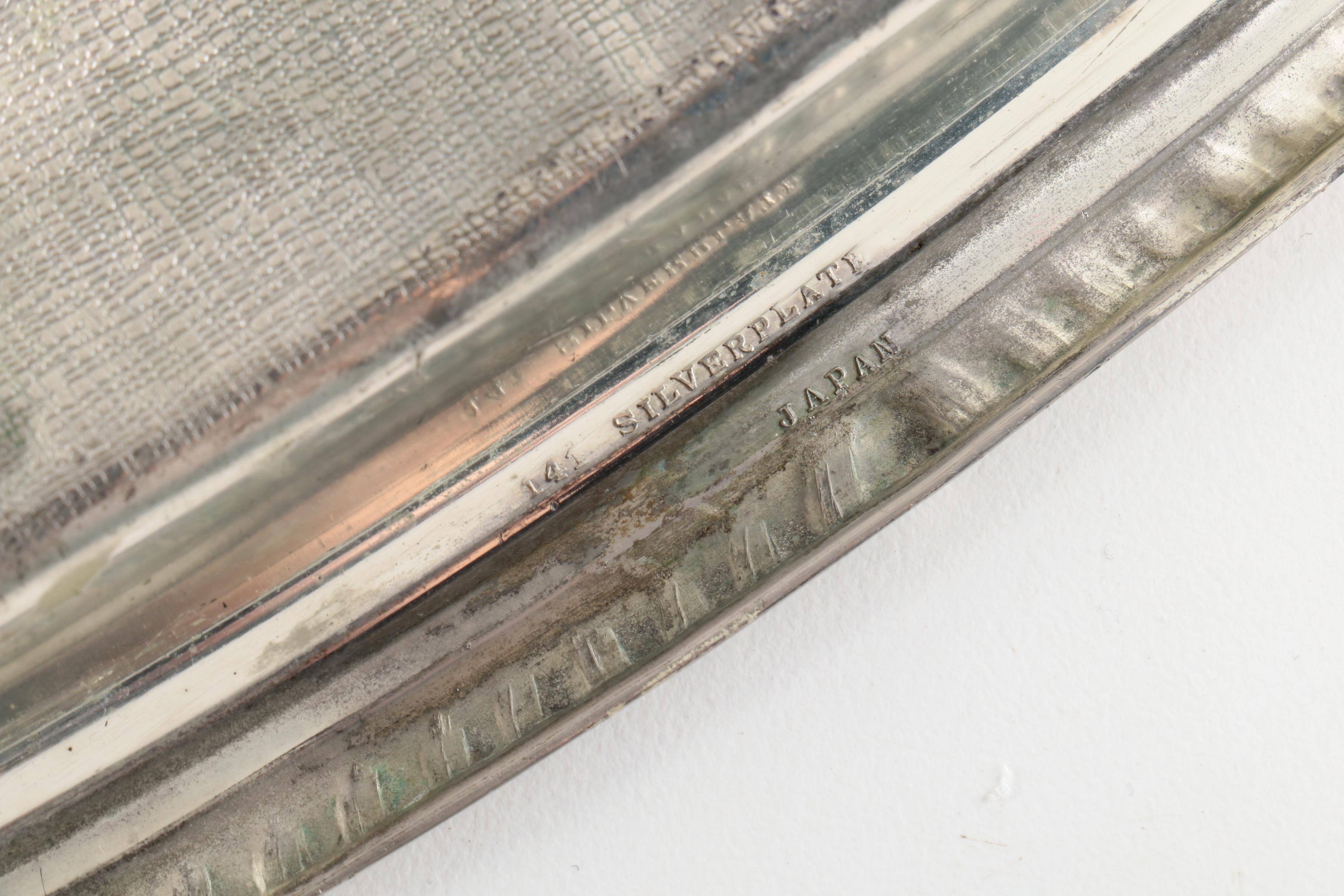 F.B. Rogers Silver Co. and Other Silver Plate Butter Dishes with Glass Inserts