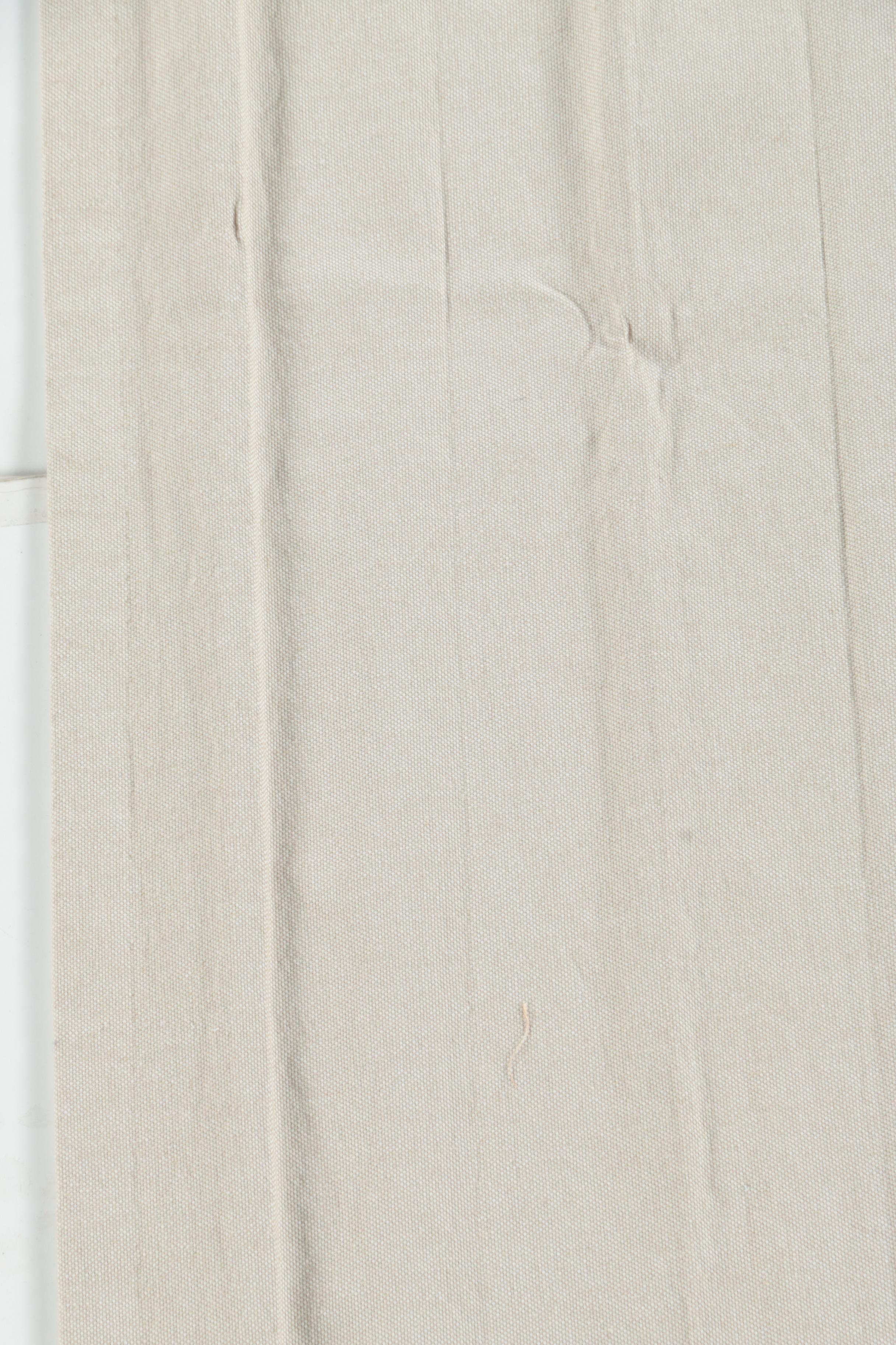 Pinch Pleat Antique White Curtain Panels