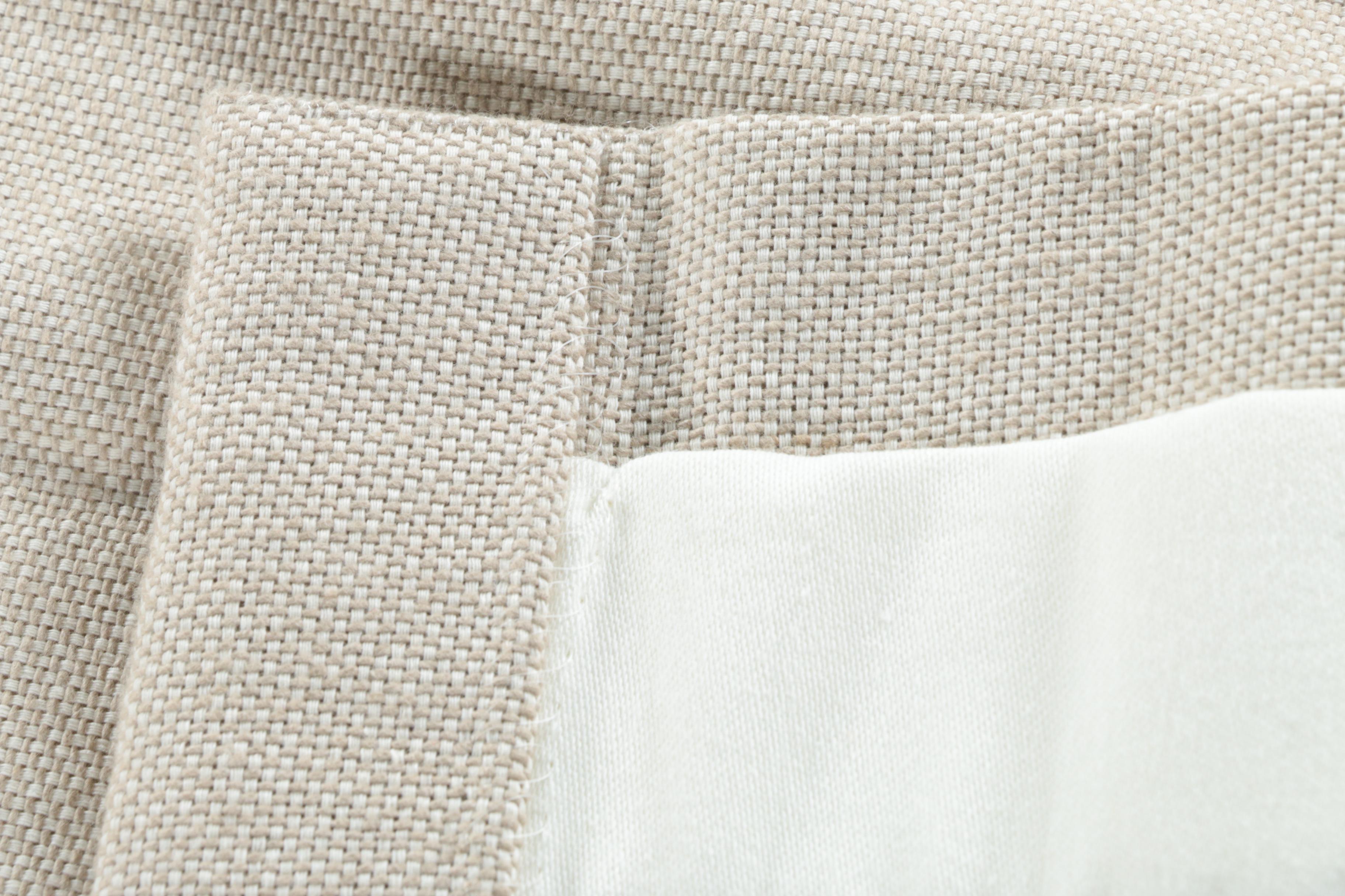 Pinch Pleat Antique White Curtain Panels