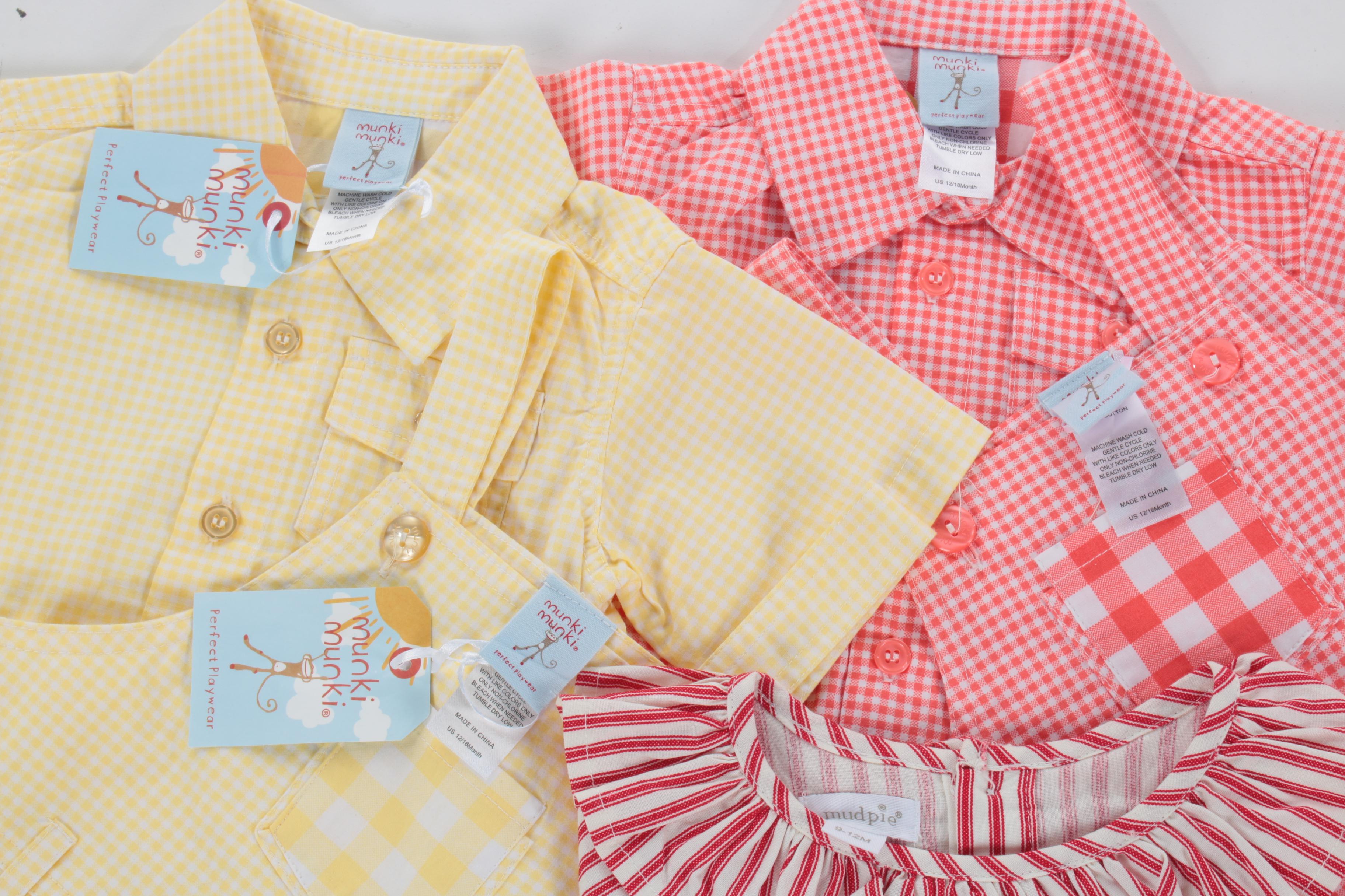 Children's Separates Including Munki Munki and Mudpie