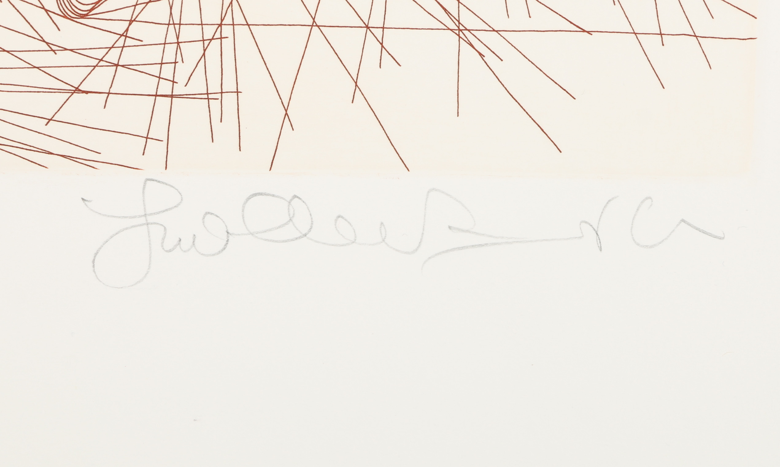 Guillaume Azoulay Etching "Tiercé"