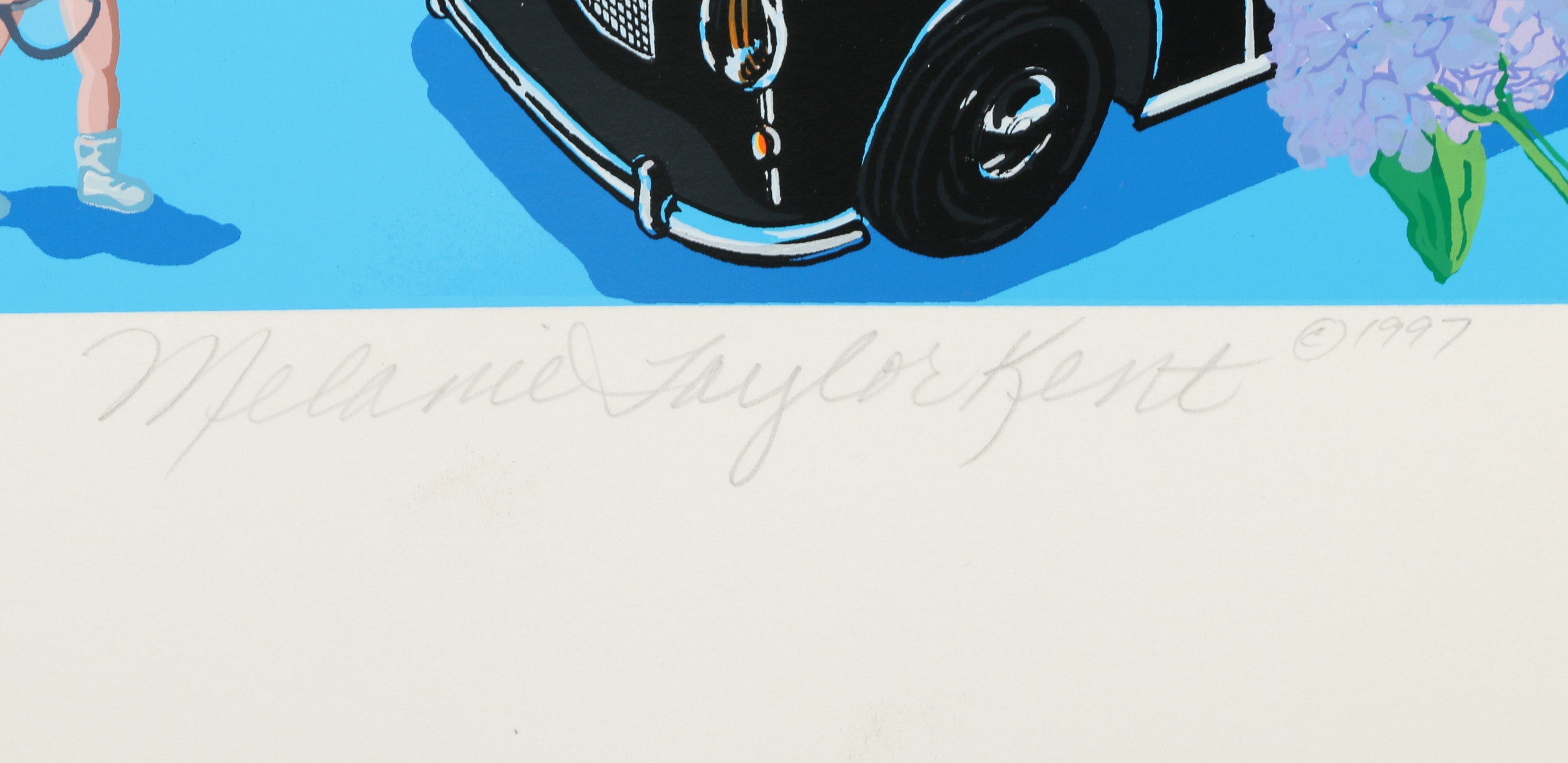 Melanie Taylor Kent Serigraph "Wimbledon"