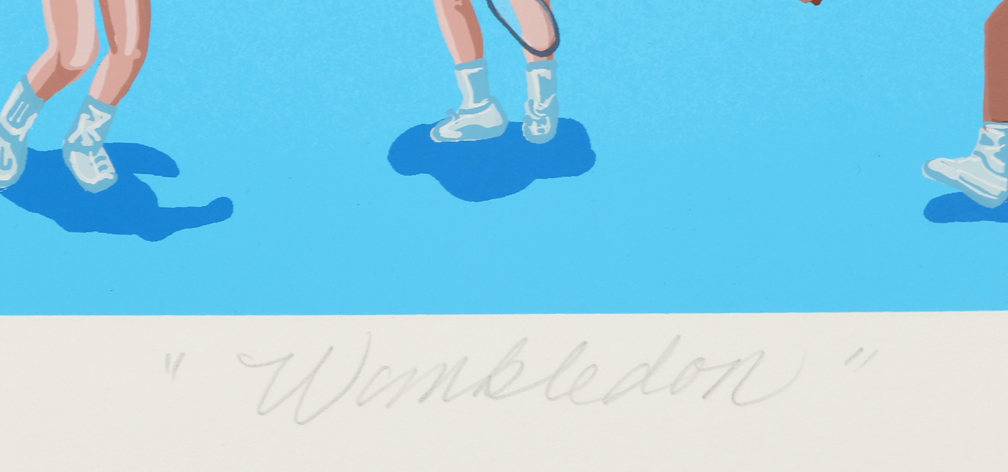 Melanie Taylor Kent Serigraph "Wimbledon"