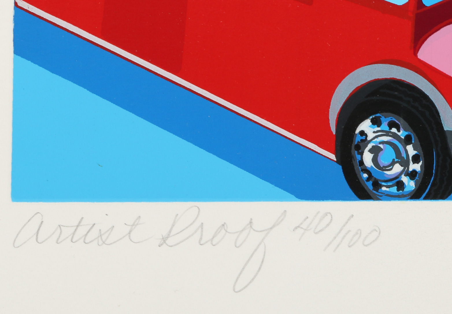 Melanie Taylor Kent Serigraph "Wimbledon"