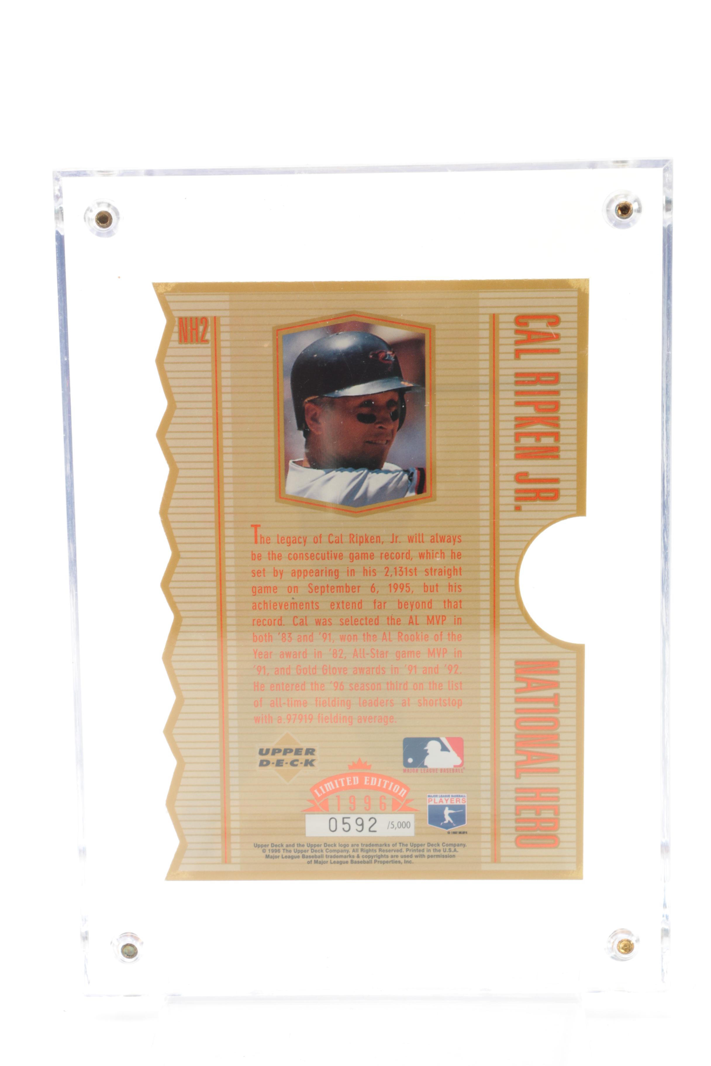 Nolan Ryan, Ken Griffey Jr., Cal Ripken Jr. and More Limited Baseball Cards