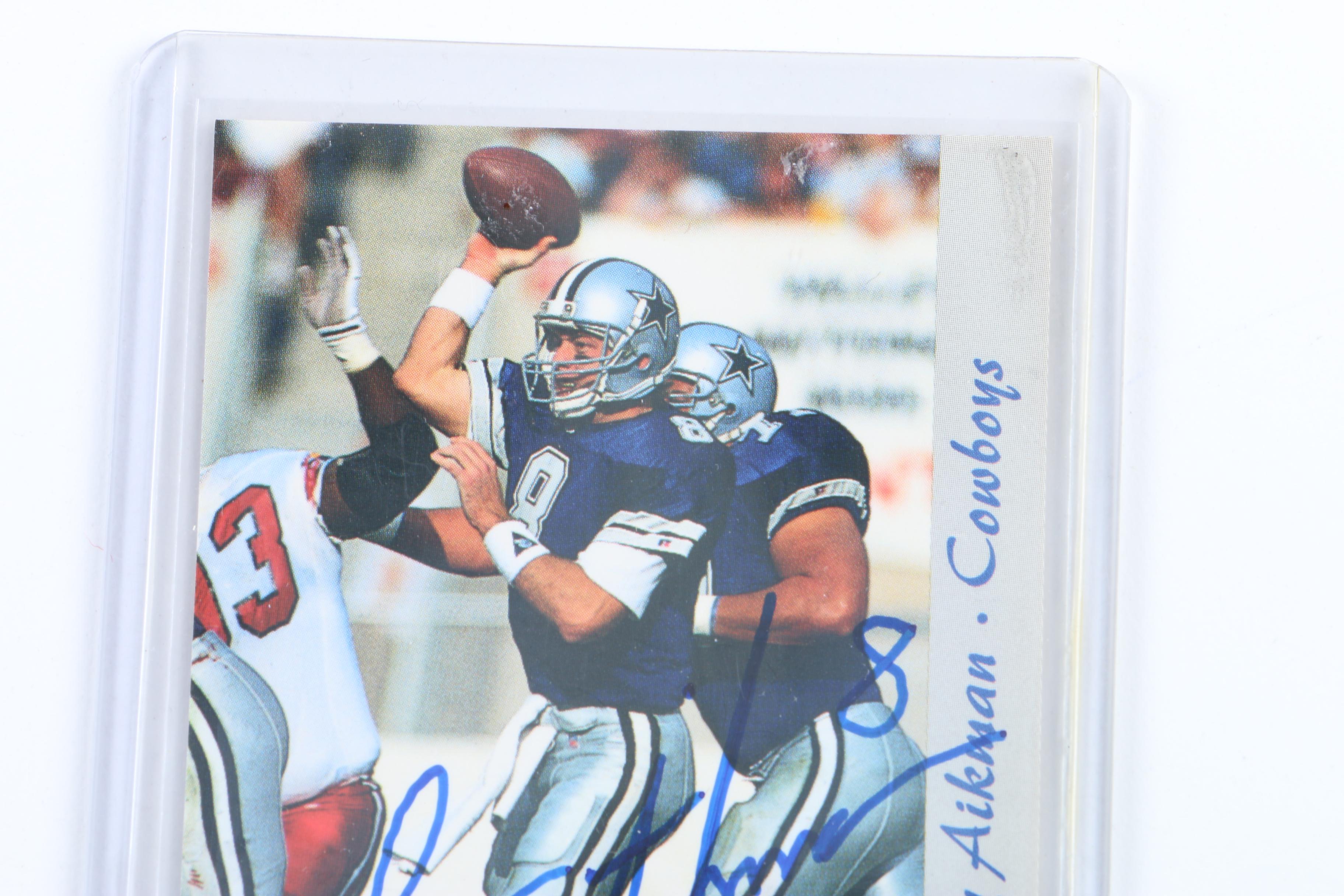 1993 Classic ProLine Live Tory Aikman Autographed Football Card