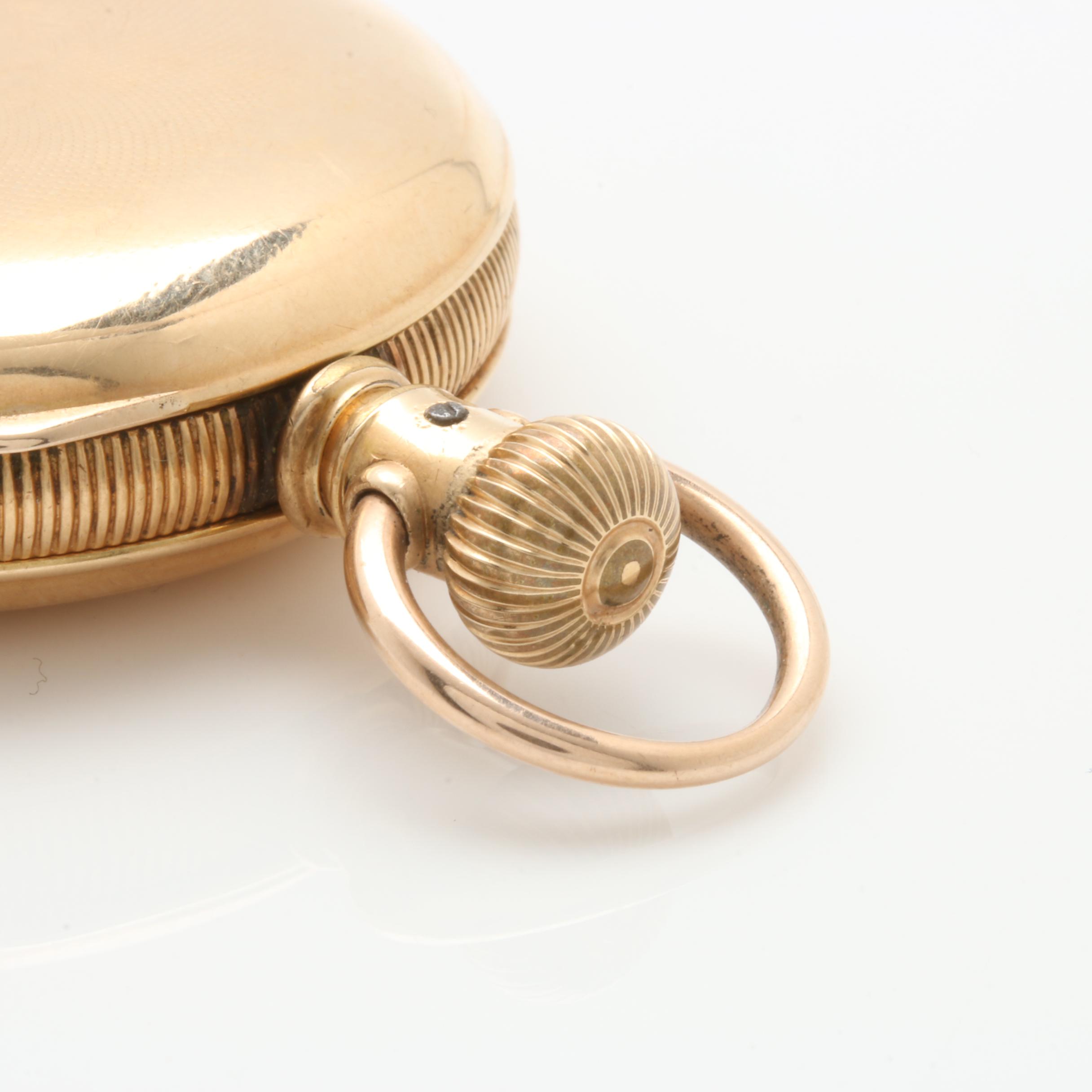 Antique Elgin Gold Filled Hunting Case Pocket Watch