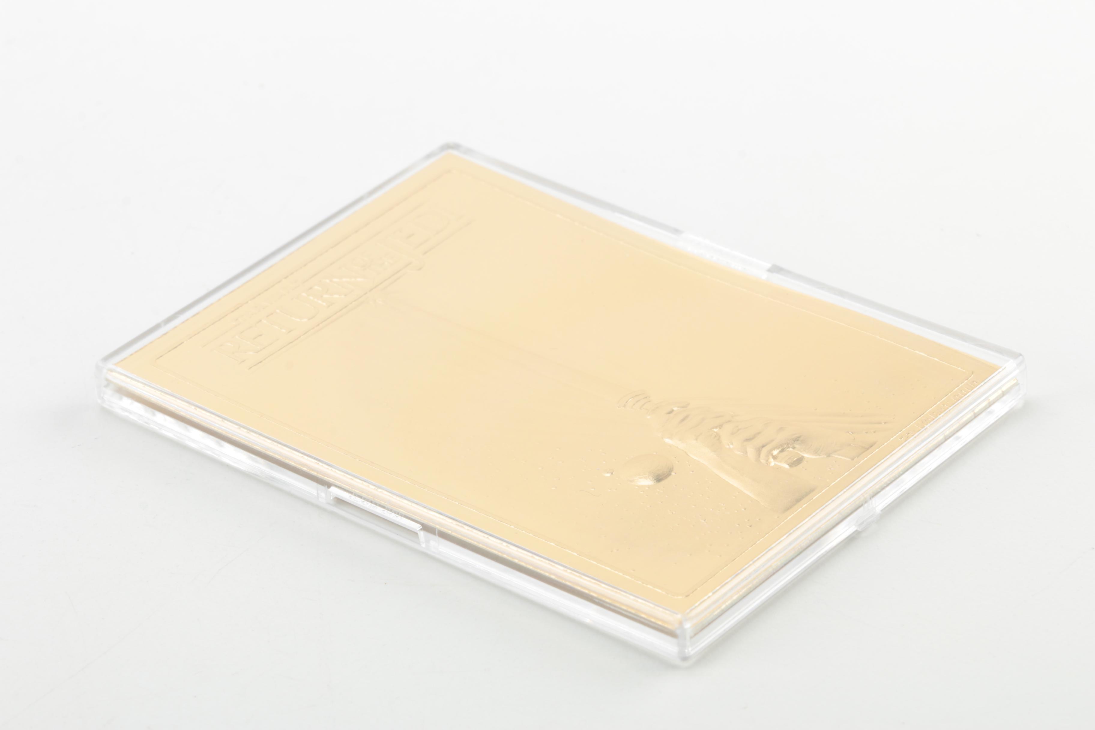 Limited Edition Star Wars 23 Karat Gold Foil Movie Poster Cards