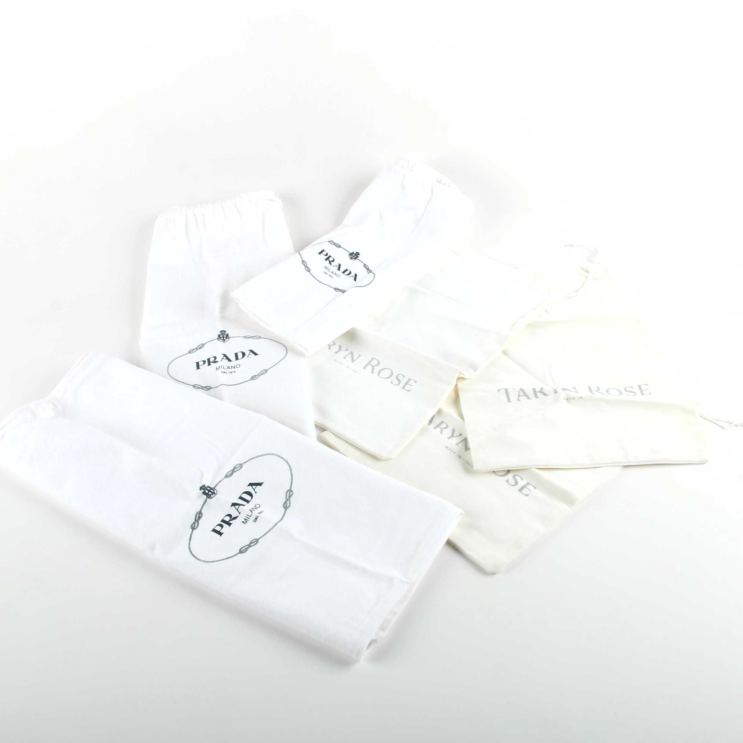 Prada and Taryn Rose Dust Bags