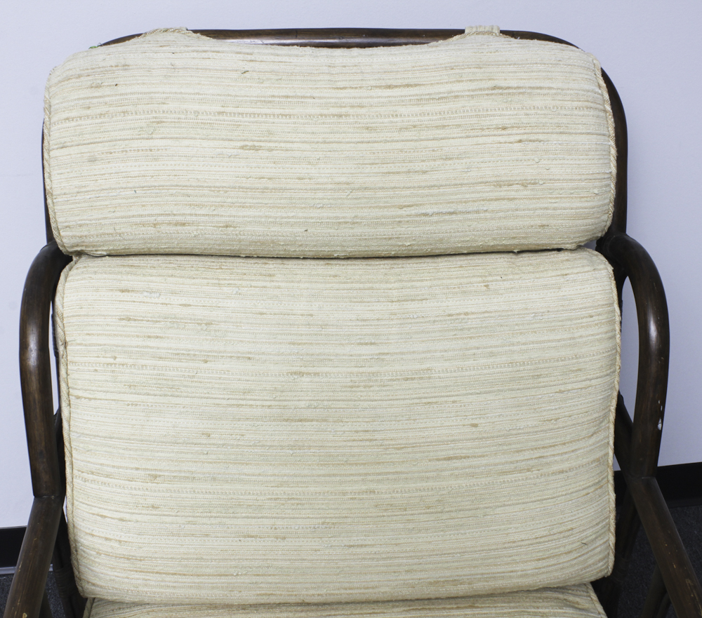 Ficks Reed Wooden Bentwood Chair and Ottoman