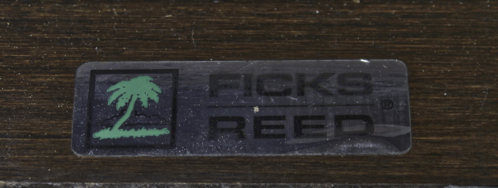 Ficks Reed Wooden Bentwood Chair and Ottoman