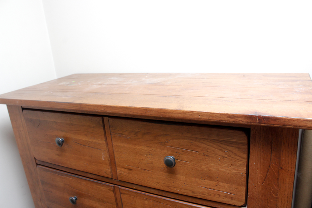 Attic Heirlooms by Broyhill Oak Chest of Drawers
