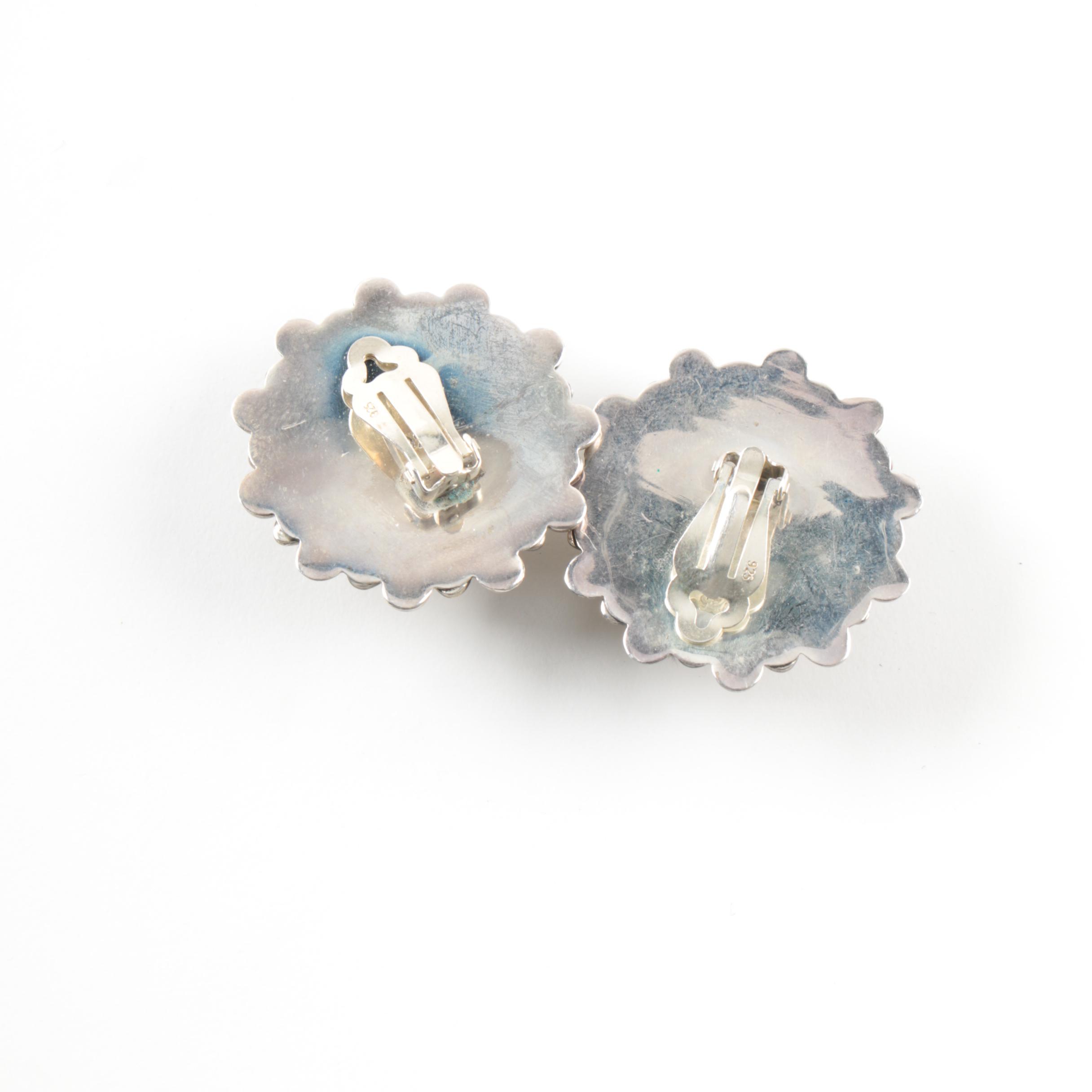 Assorted Sterling Silver Gemstone Costume Jewelry