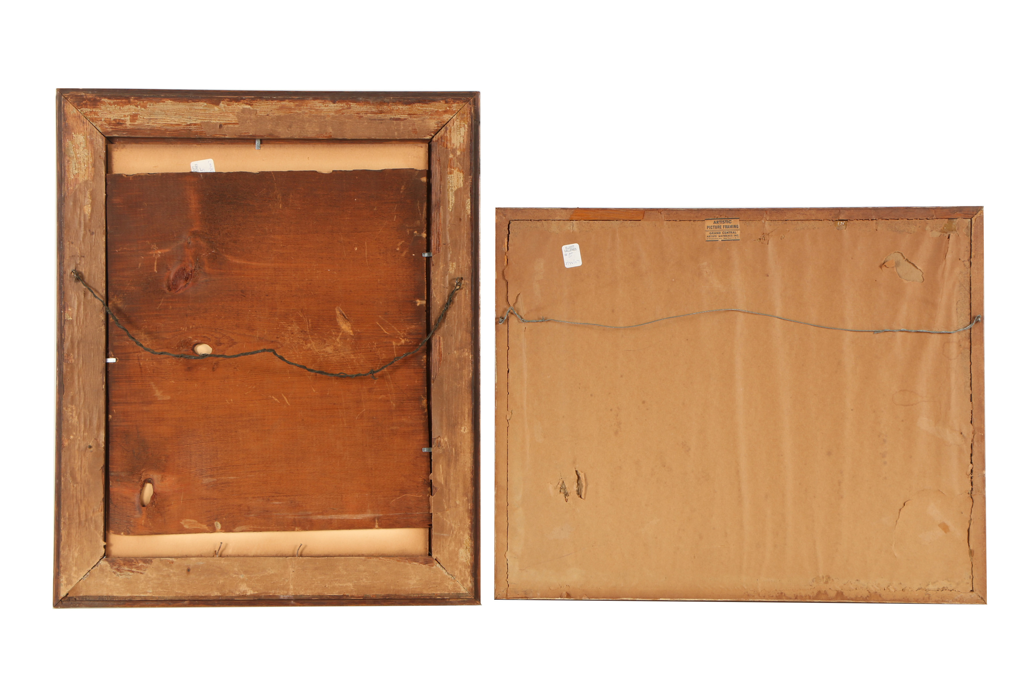 Alphonse Normandia 1950 Mixed Media Illustration and 1890s Delta Psi Certificate