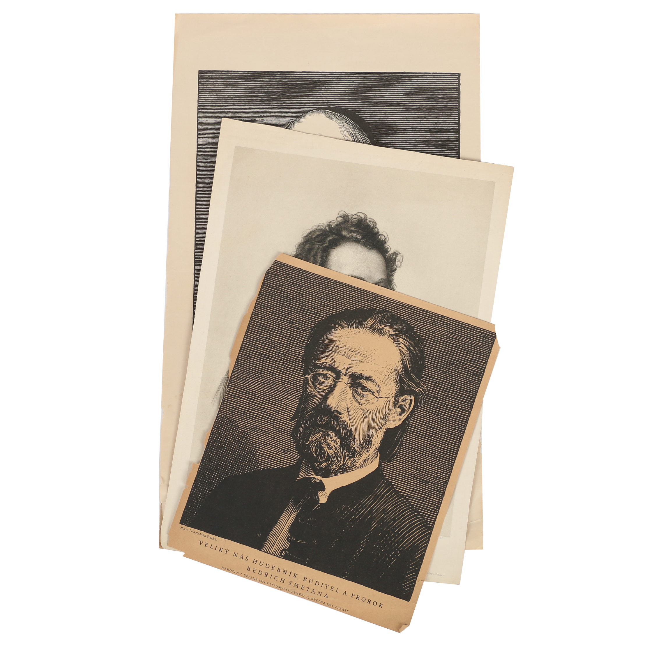 Vintage Restrike Prints Featuring Composers