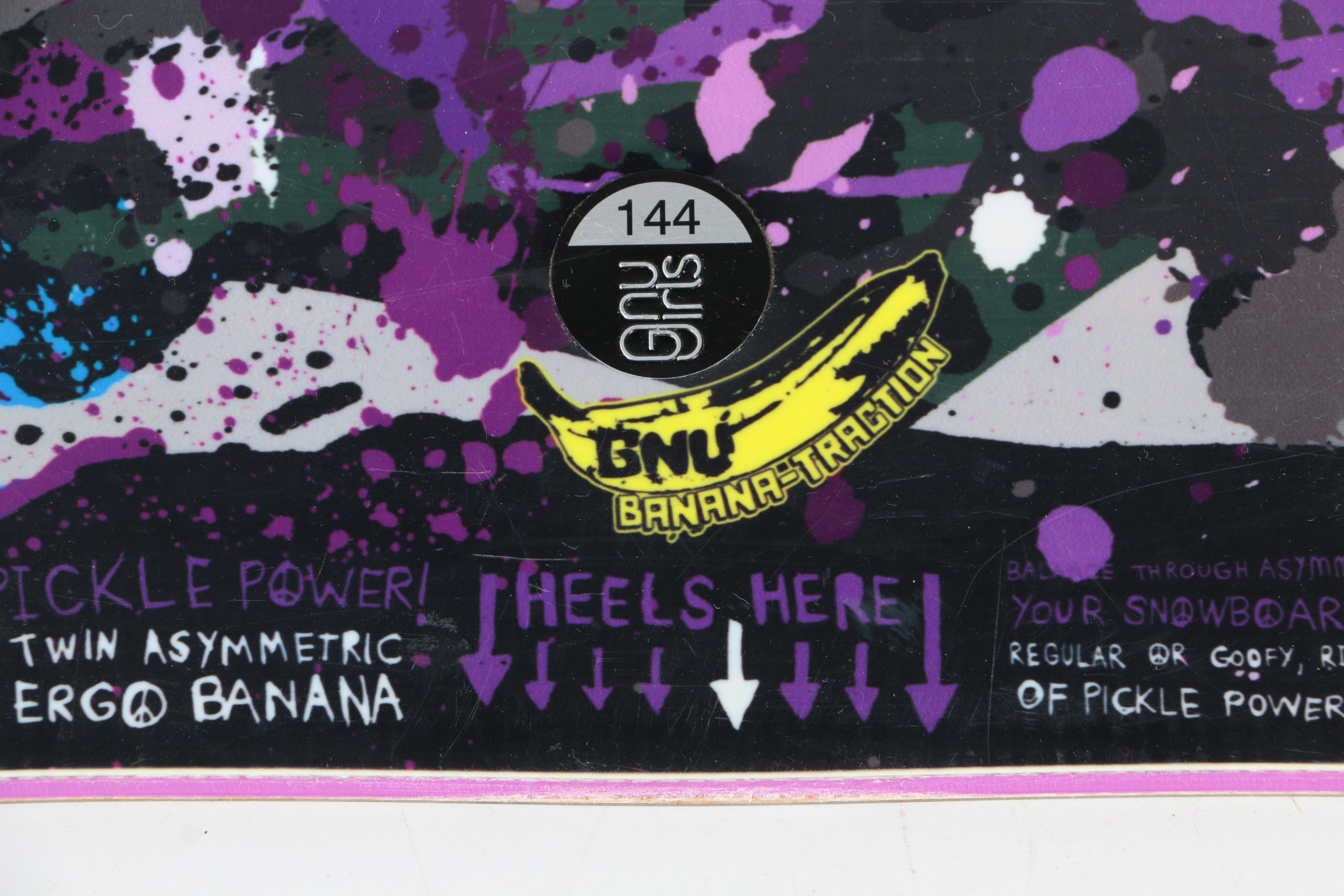 GNU Girls 144 "Park Pickle" Snowboard