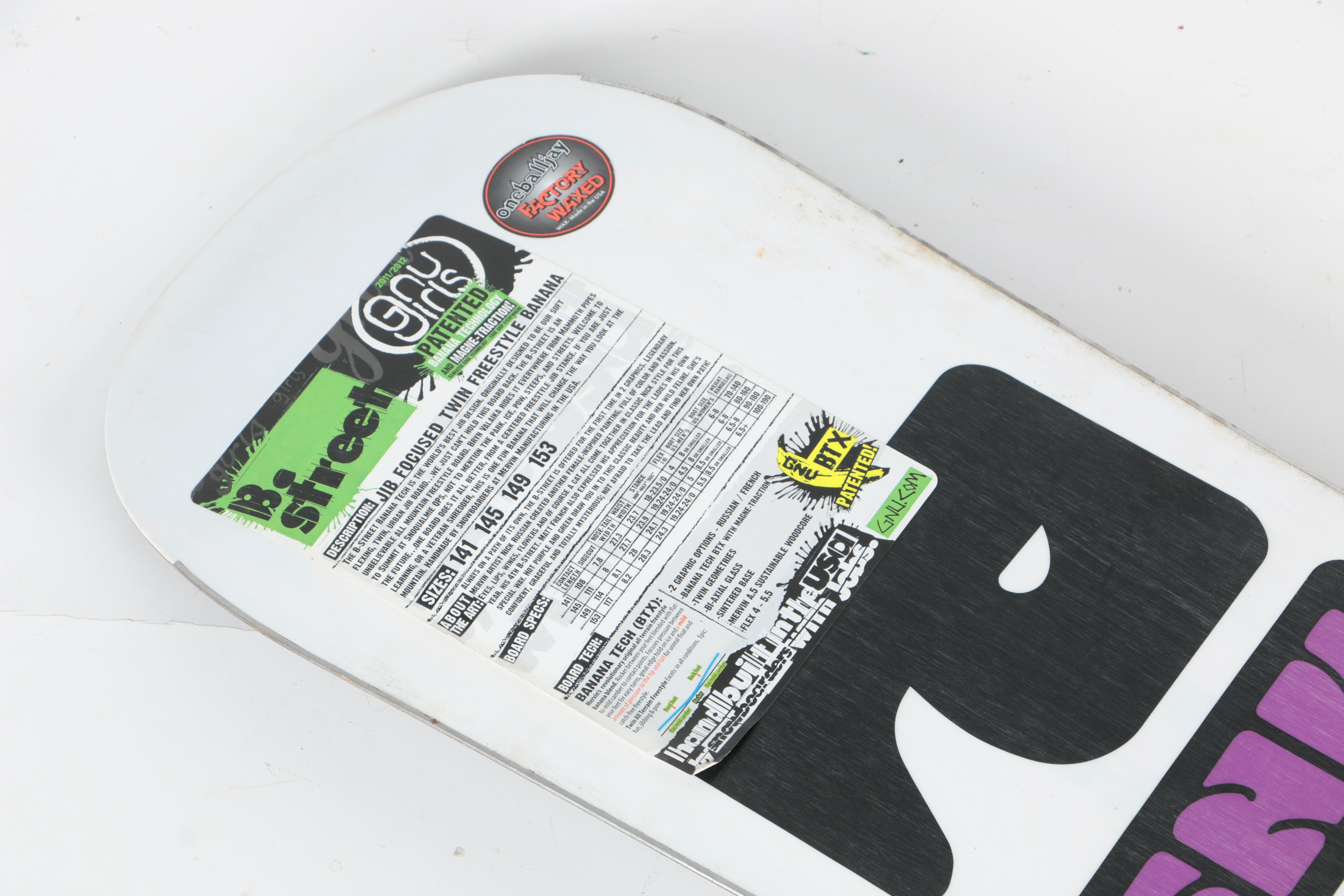 GNU Girls 144 "Park Pickle" Snowboard
