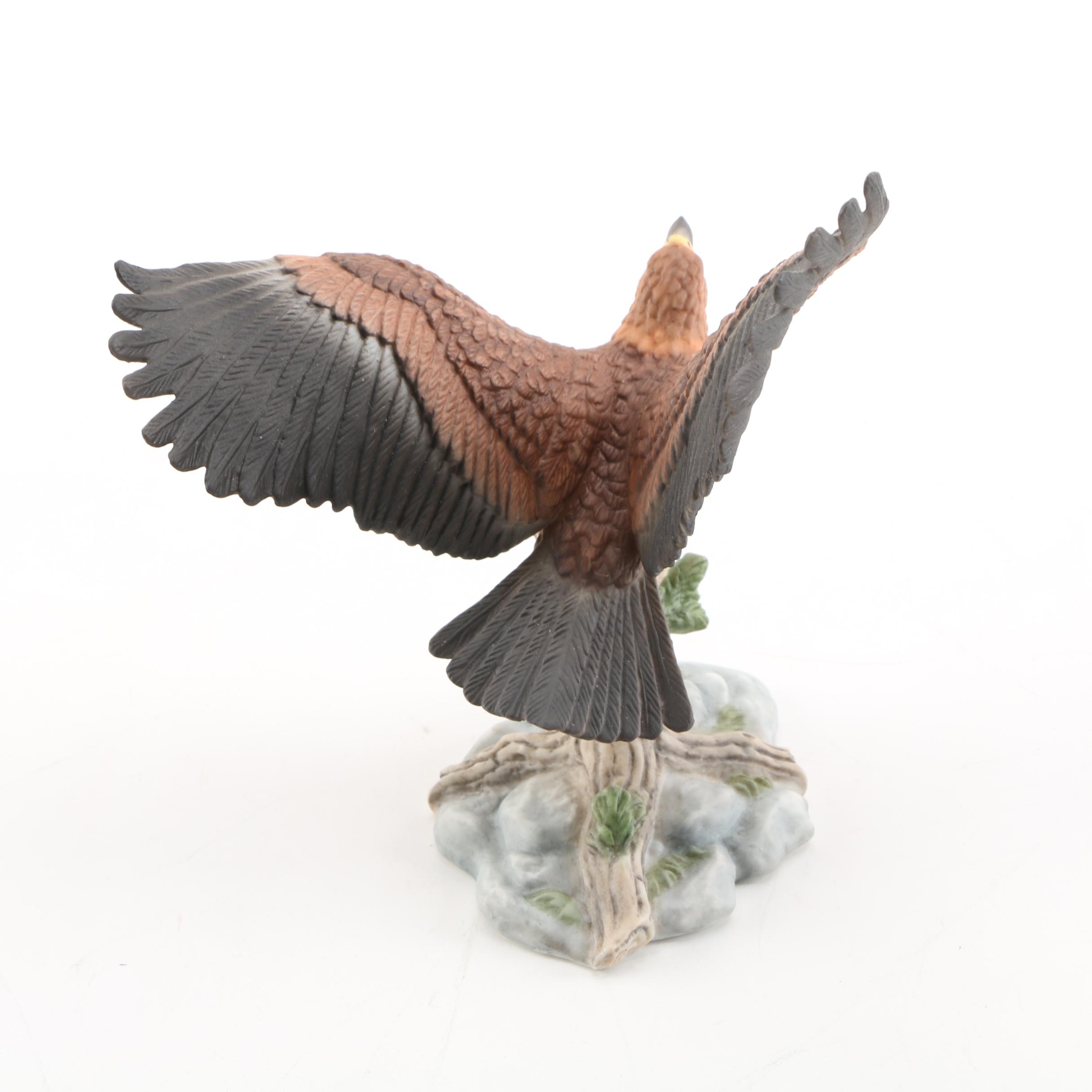 Lenox "Saw Whet Owl" and "Golden Sentinel" Porcelain Figurines