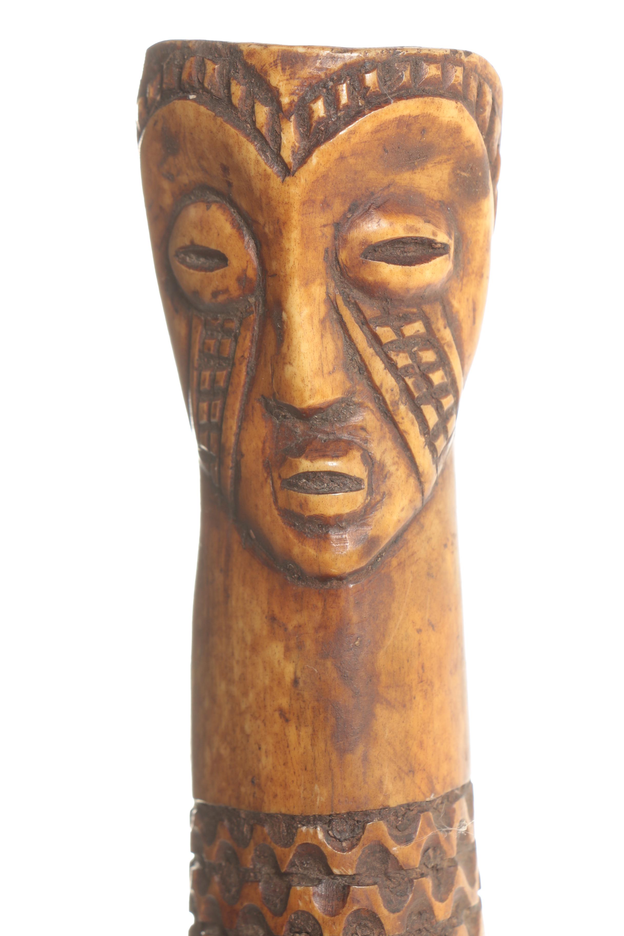 African Shell and Bone Water Pipe