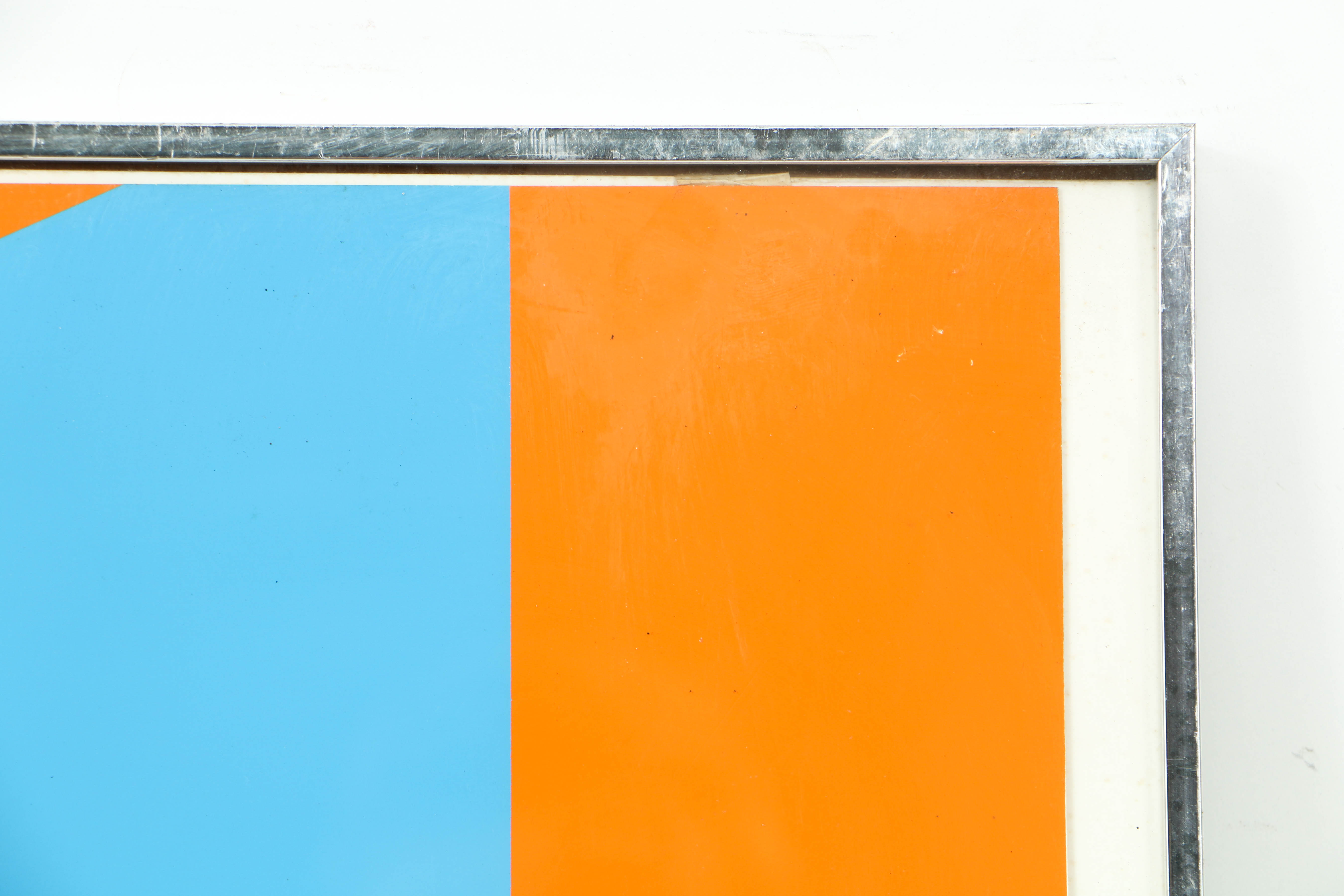 Allan D'Arcangelo Limited Edition Serigraph on Paper "Bridge Barrier"