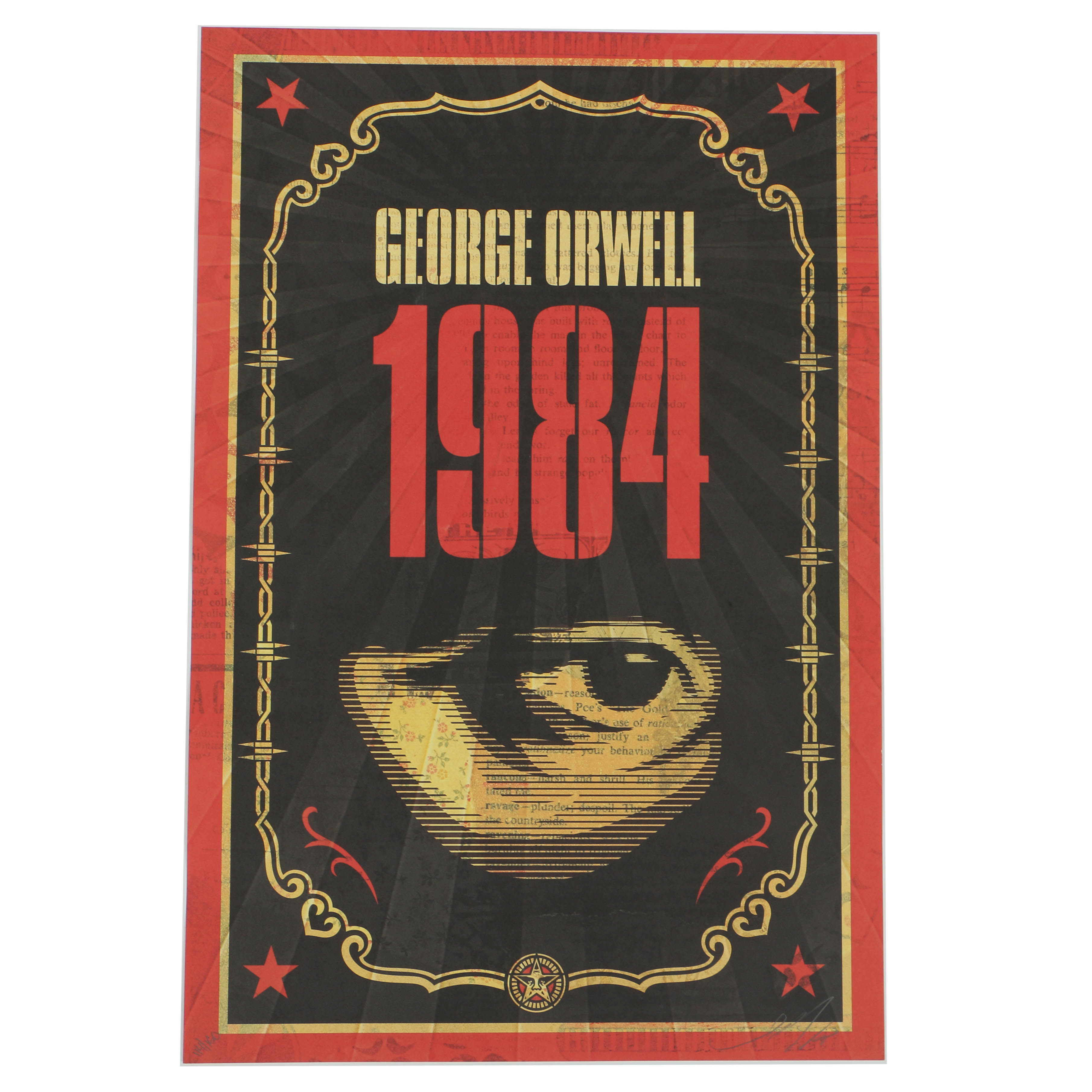 Shepard Fairey Offset Lithograph on Paper "1984"