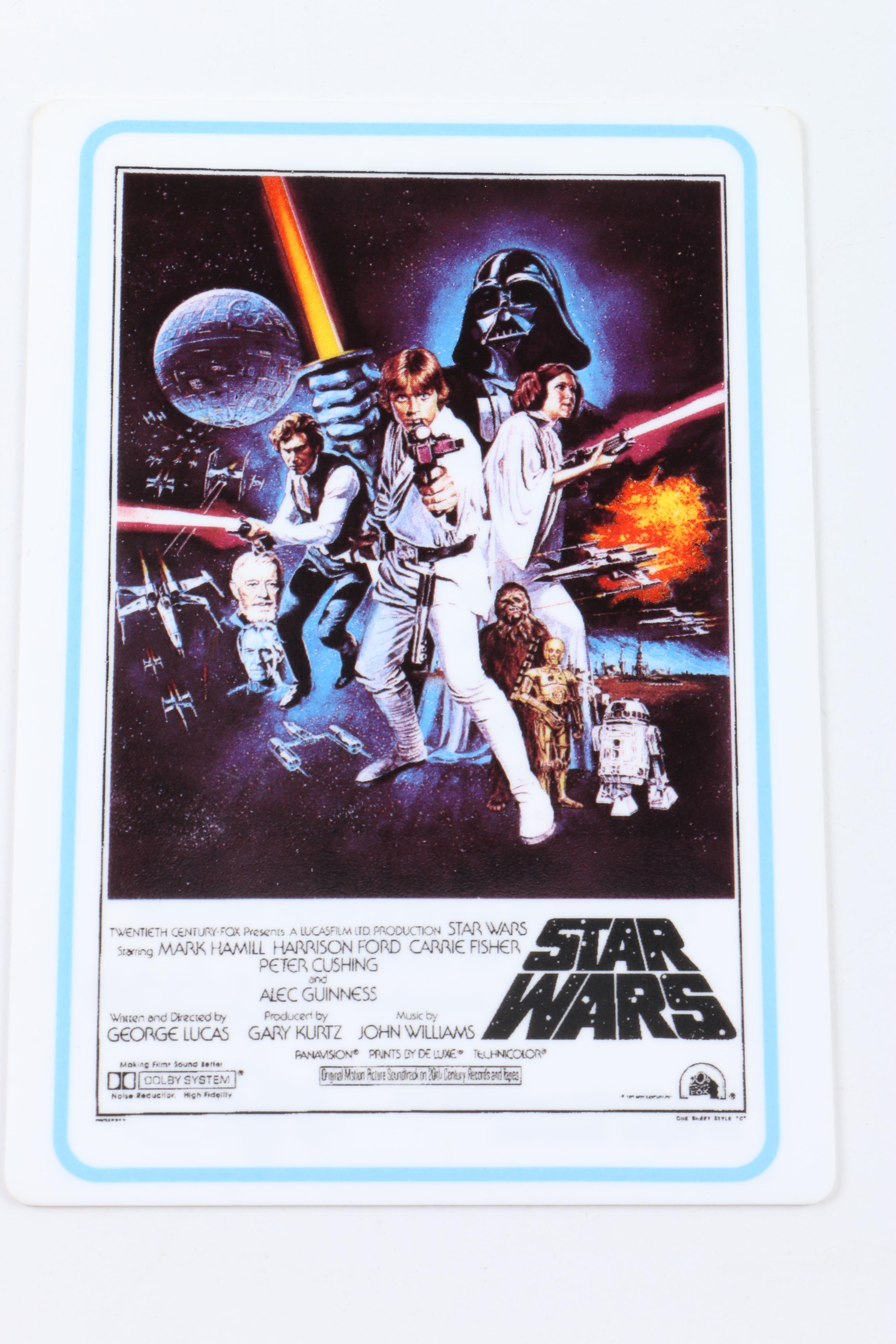 Limited Edition "Star Wars" Trading Cards Including Three 23k Gold Foil Cards