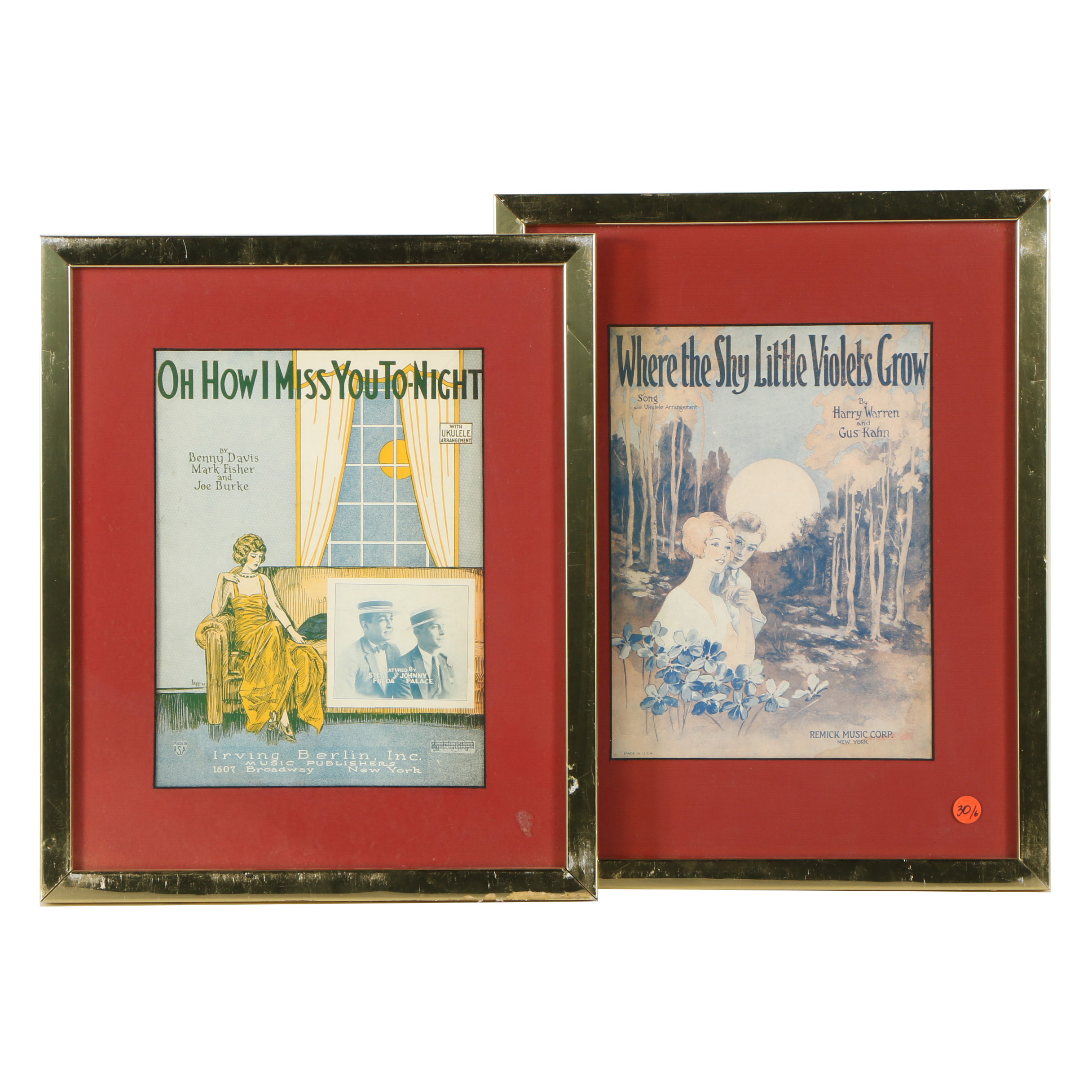 Vintage Sheet Music Covers