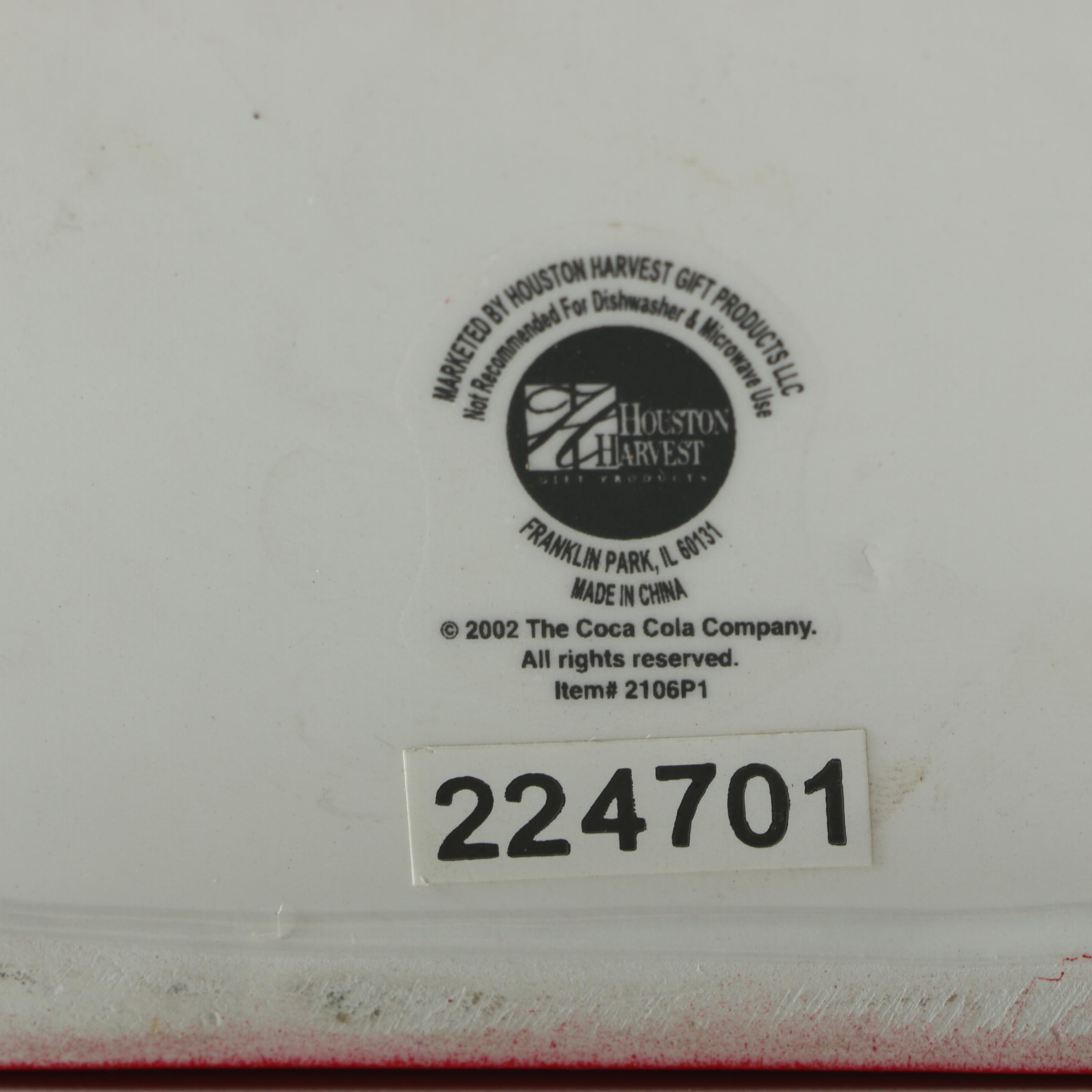 Coca-Cola Clock, Posters, Tokens and Other Assorted Collectibles Cigar Box