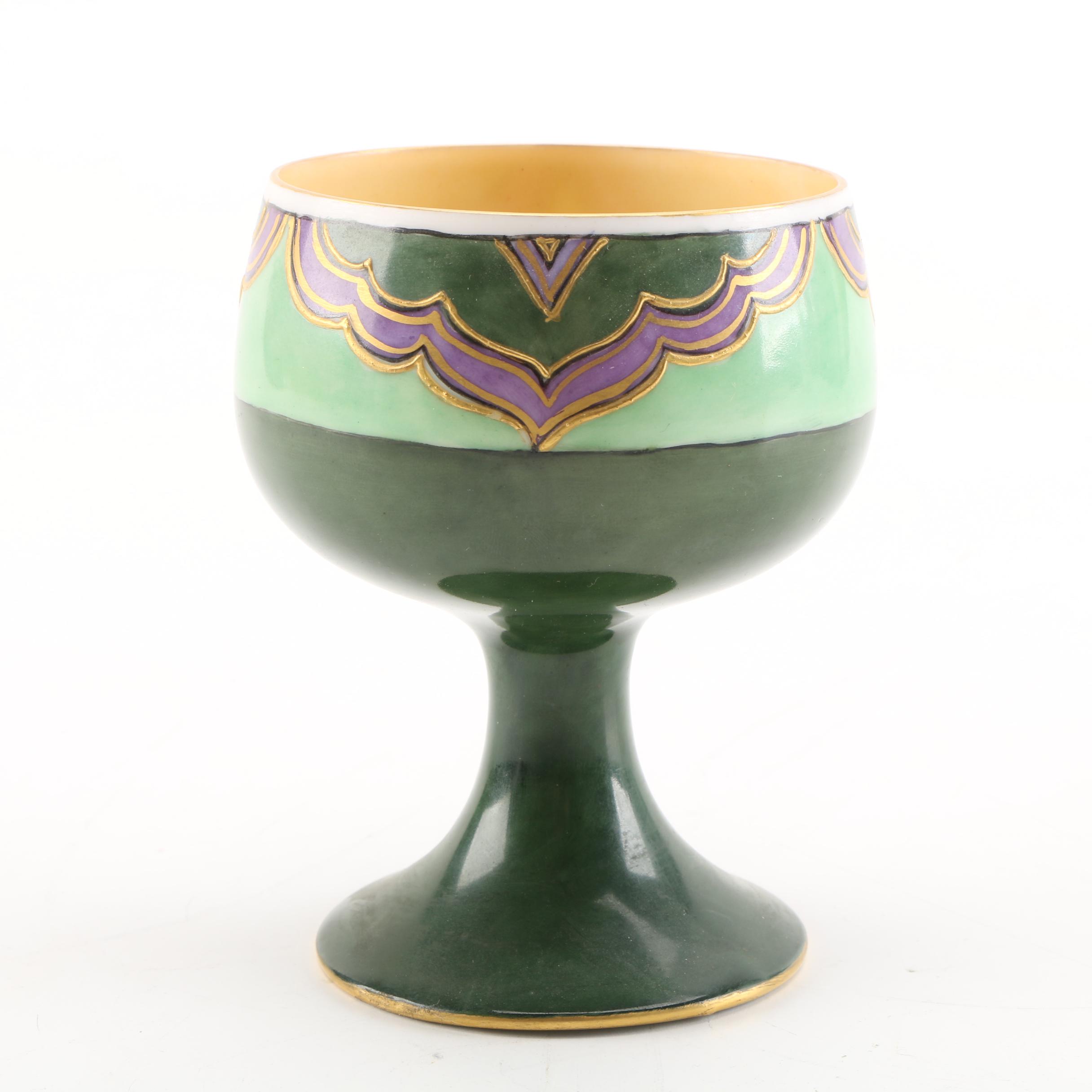 RC Royal Bavaria Hand-Painted Porcelain Punch Goblets