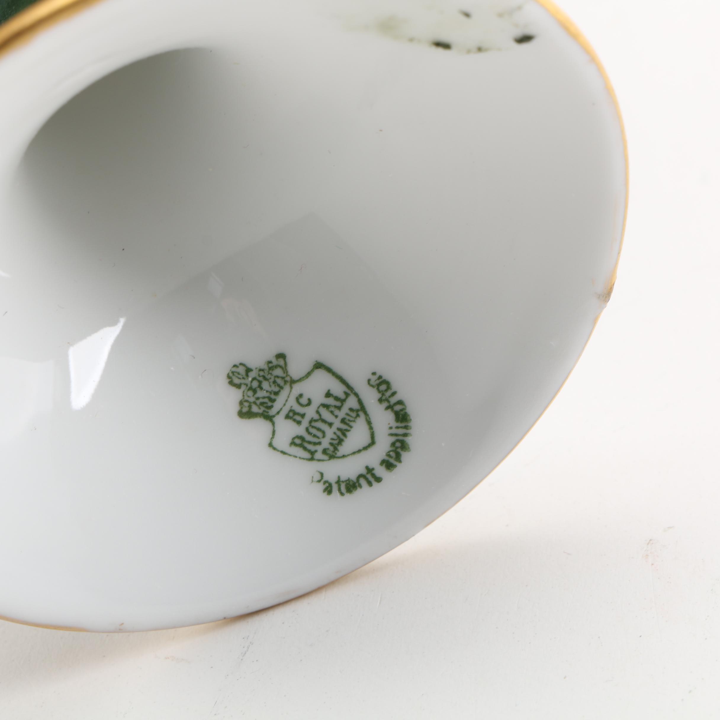 RC Royal Bavaria Hand-Painted Porcelain Punch Goblets