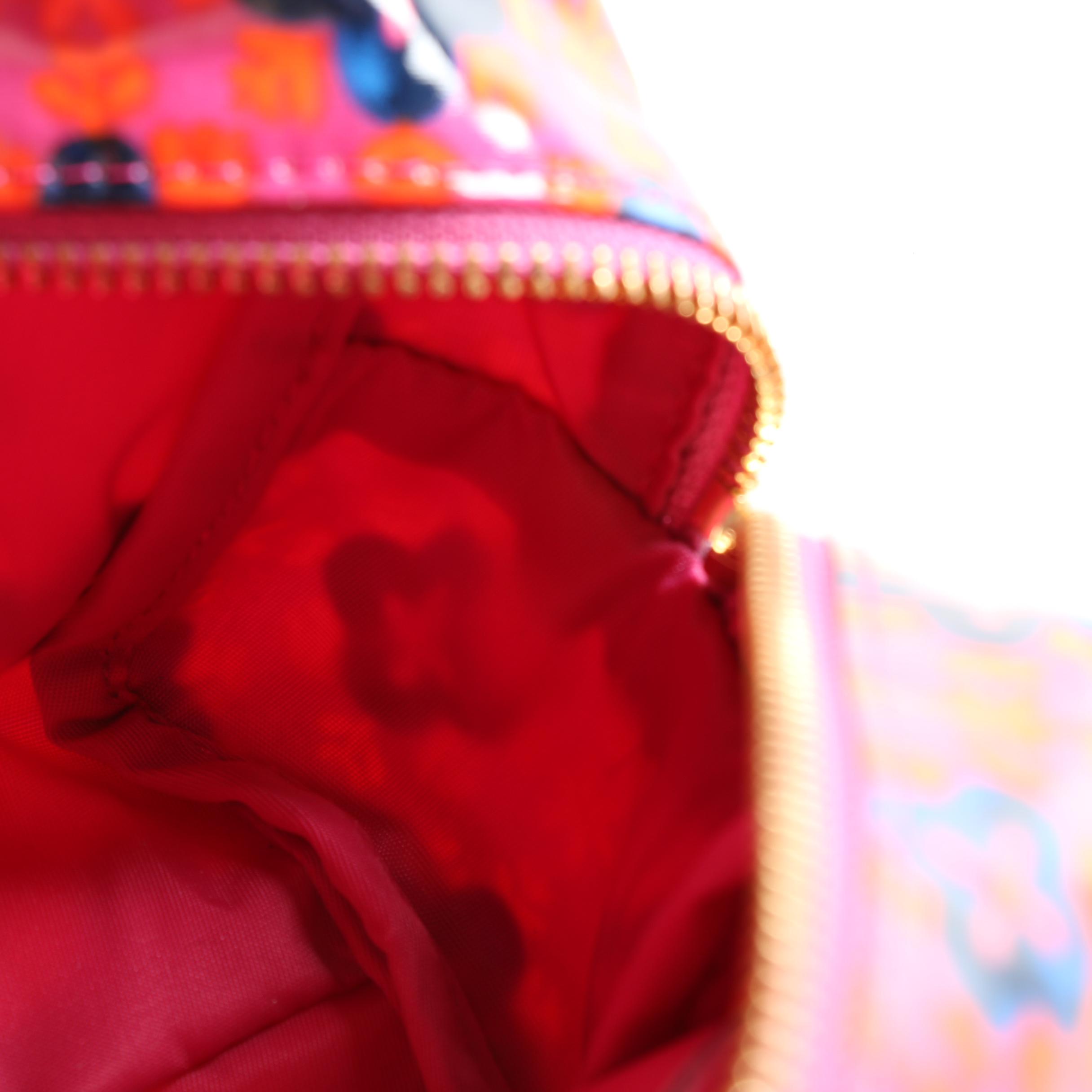 MICHAEL Michael Kors Leather Wristlet and Tory Burch Cosmetics Bag