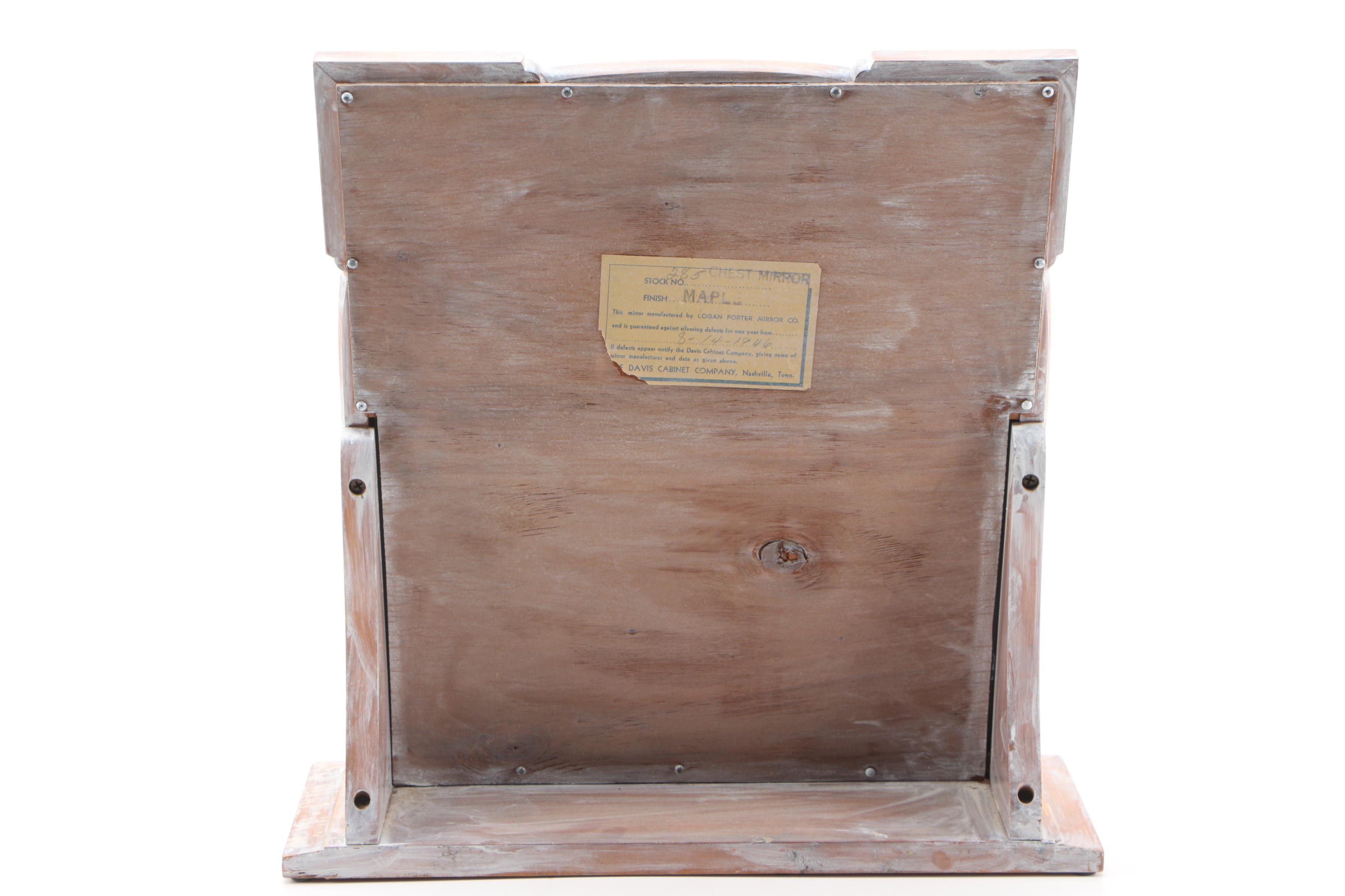Logan Porter Maple Chest Mirror